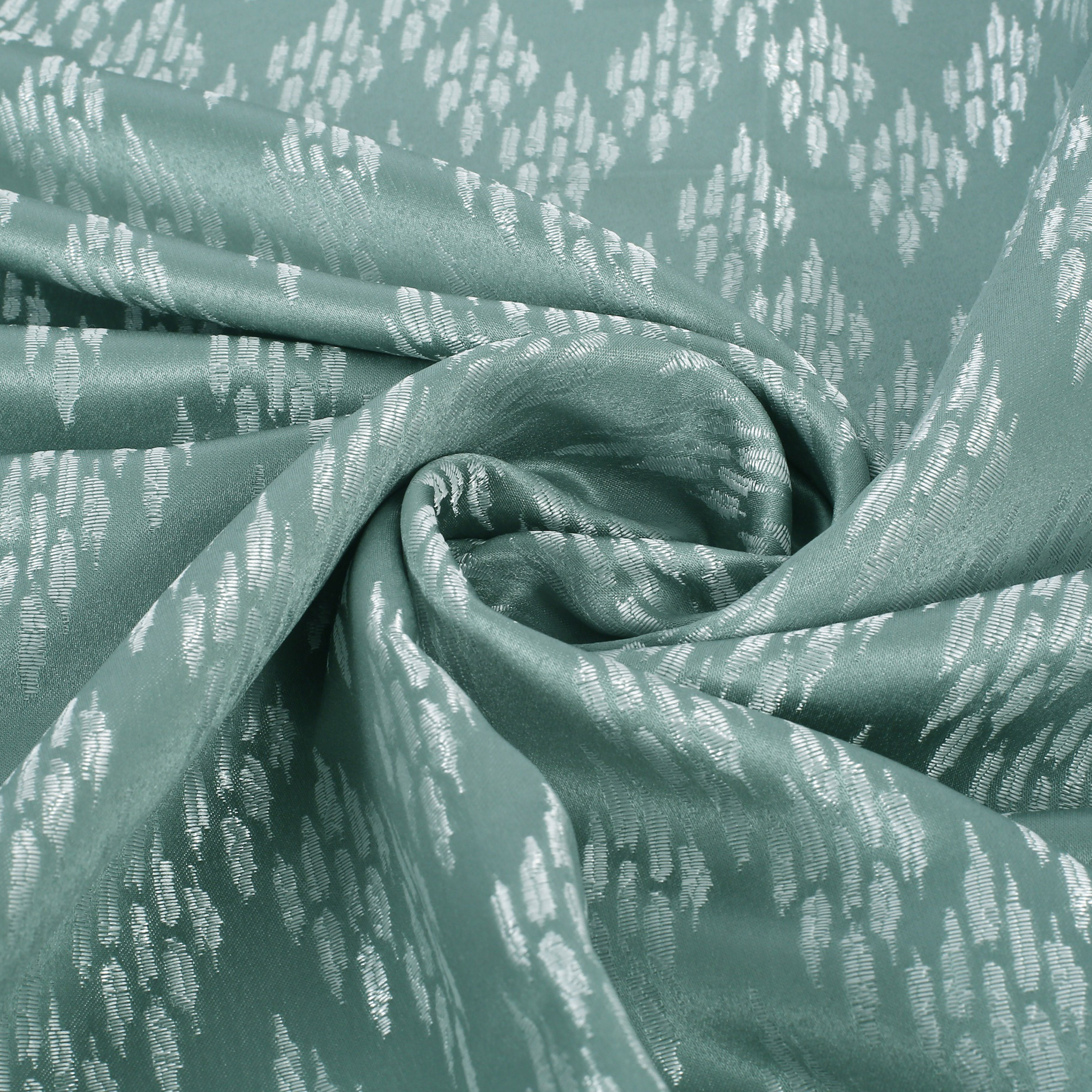 Jacquard Patterned Eyelet Curtain Set-household-windows-curtains-image-11