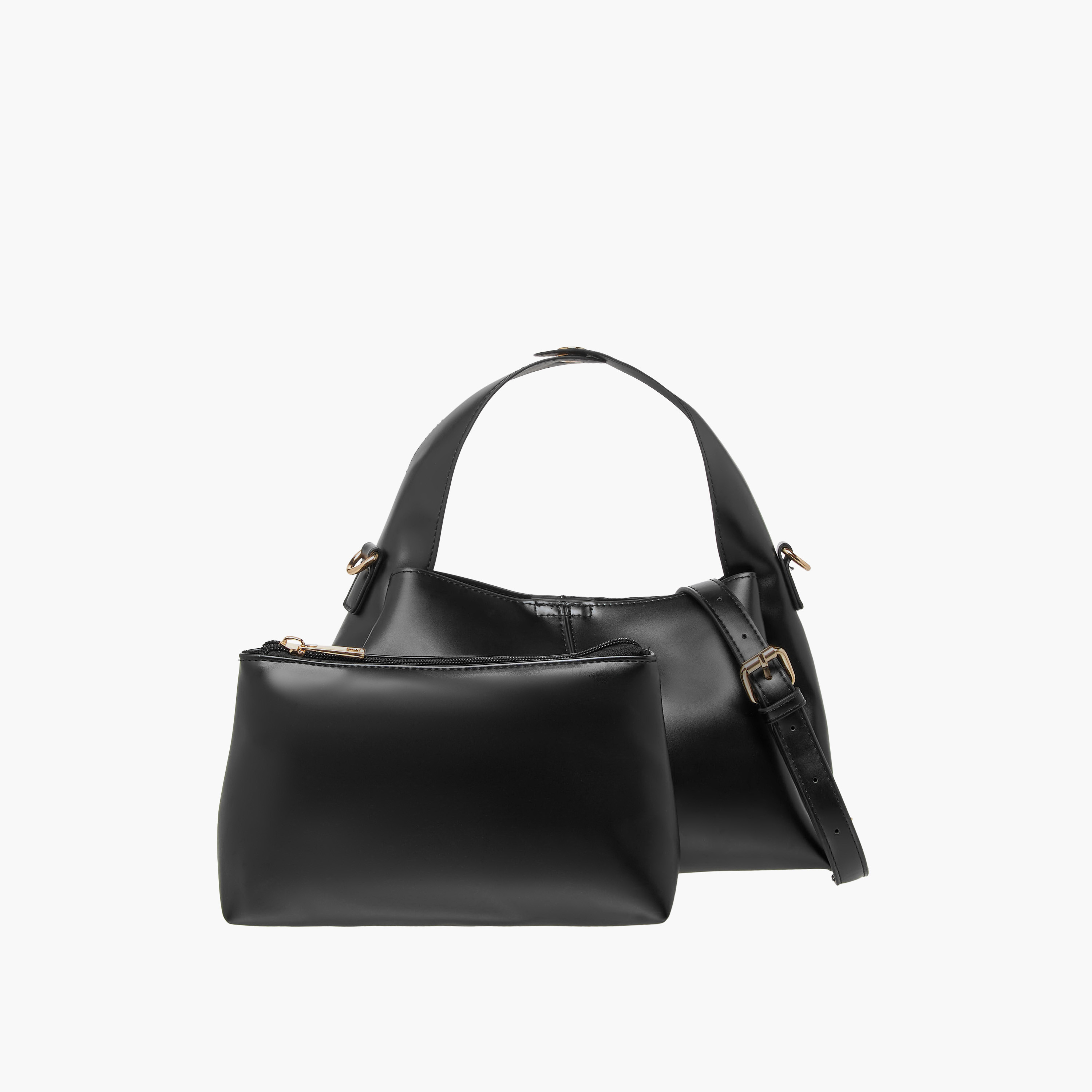 شنطة هوبو سادة مع شنطة صغيرة تيا من ساشا-women-bagsandwallets-handbags-image-1
