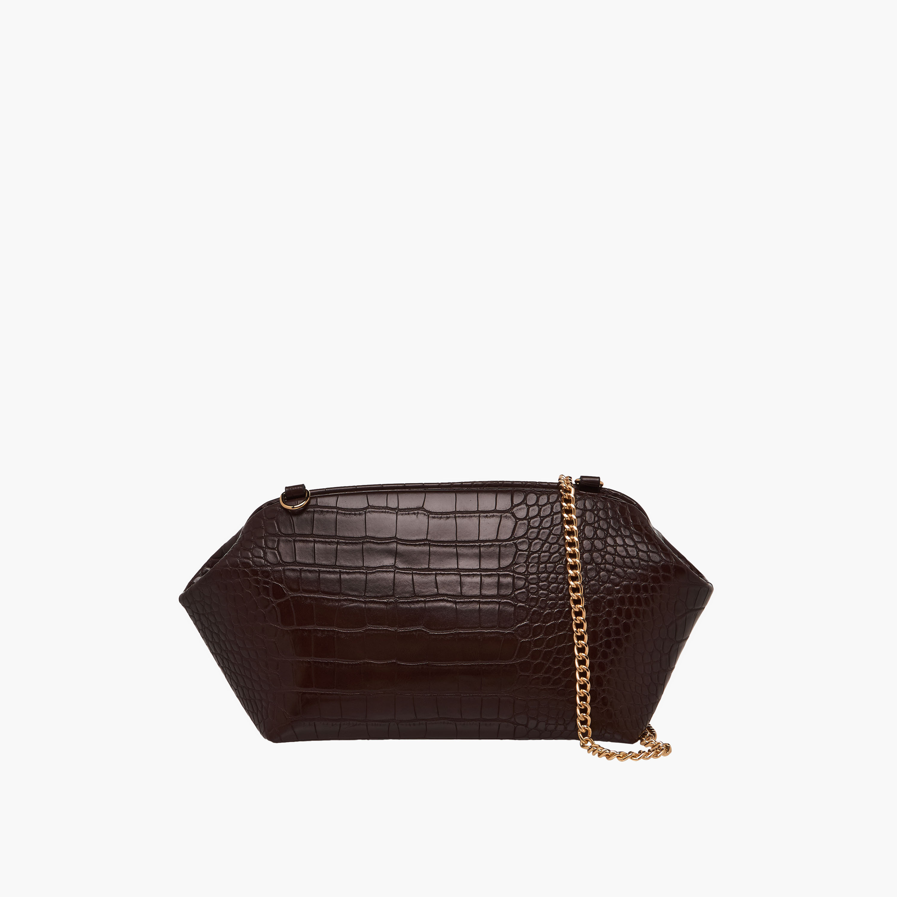 Sasha Tia Animal Textured Crossbody Bag with Chain Strap-women-bagsandwallets-handbags-image-1