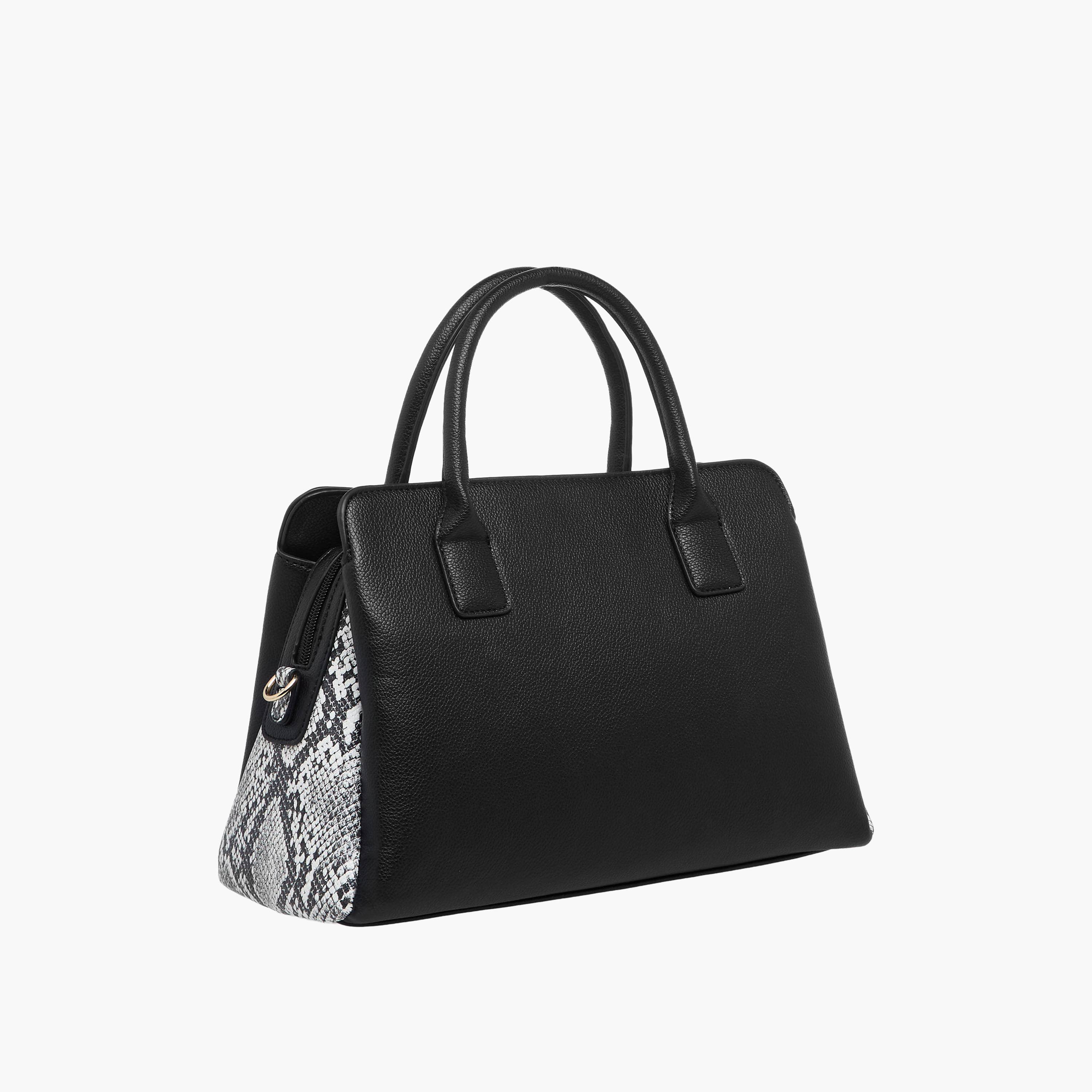 Sasha Animal Textured Panel Detail Tote Bag with Handles-women-bagsandwallets-handbags-image-4