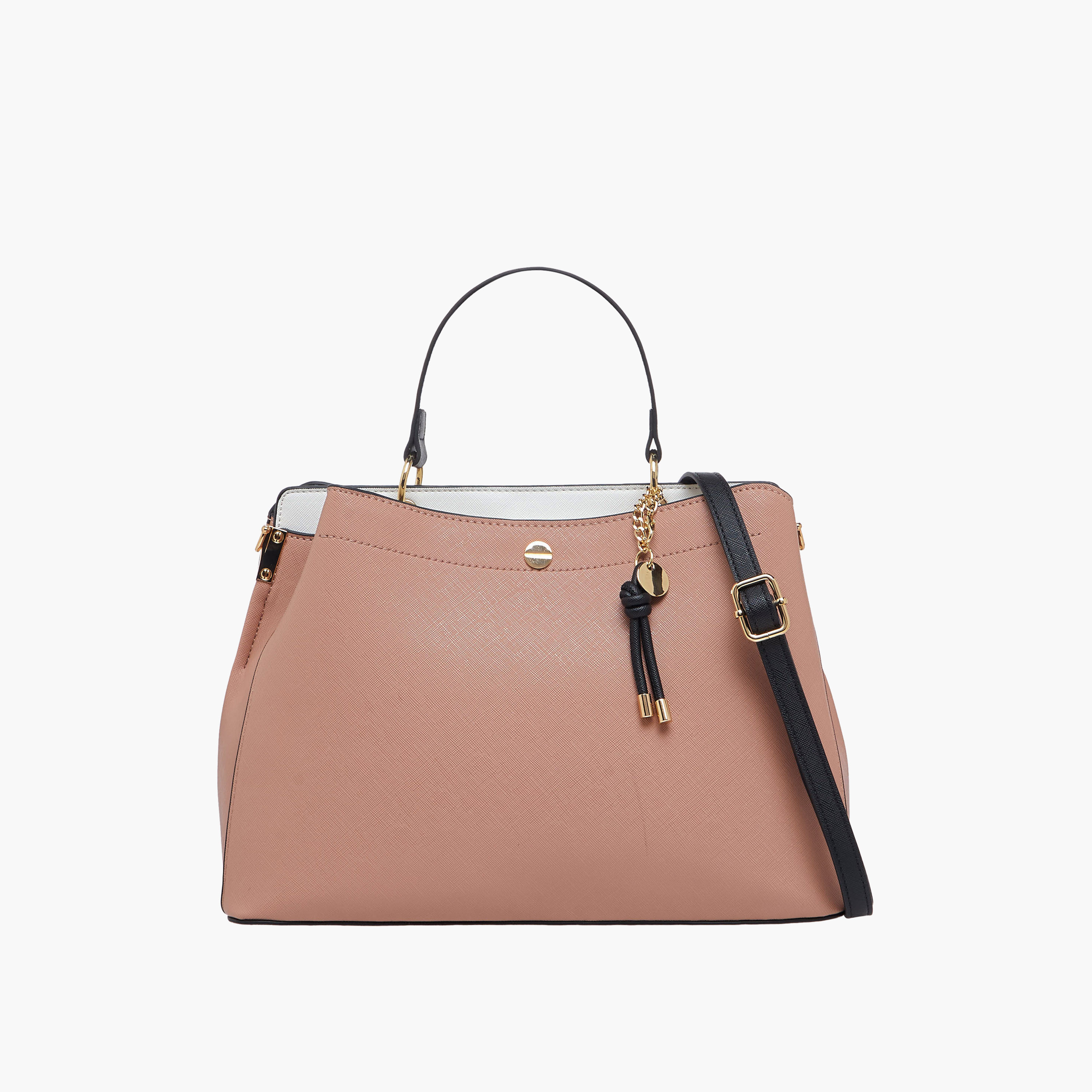 Sasha Textured Tote Bag with Detachable Strap-women-bagsandwallets-handbags-image-1