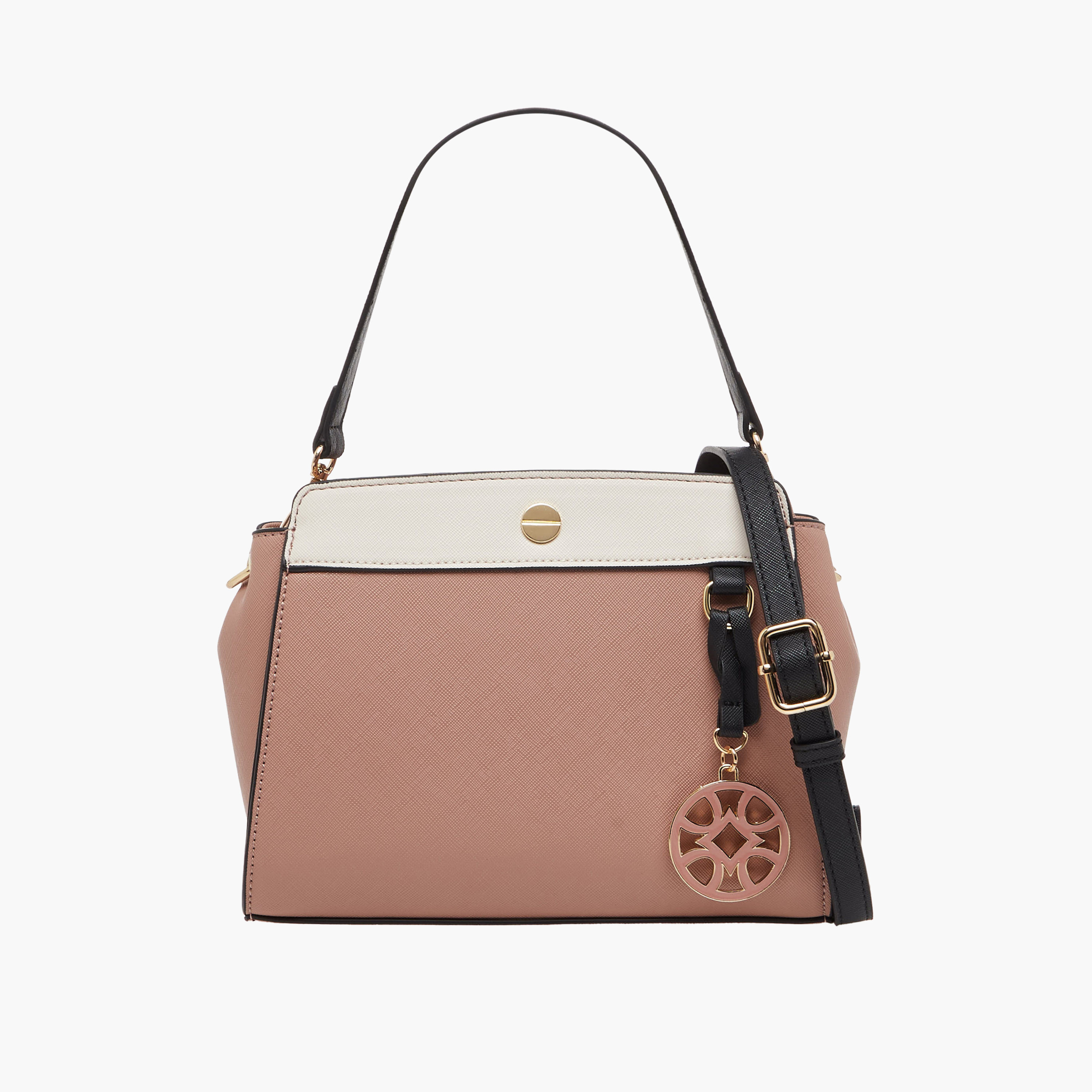شنطة كروس بودي بارزة الملمس بحزام قابل للفصل كودس من ساشا-women-bagsandwallets-handbags-image-1