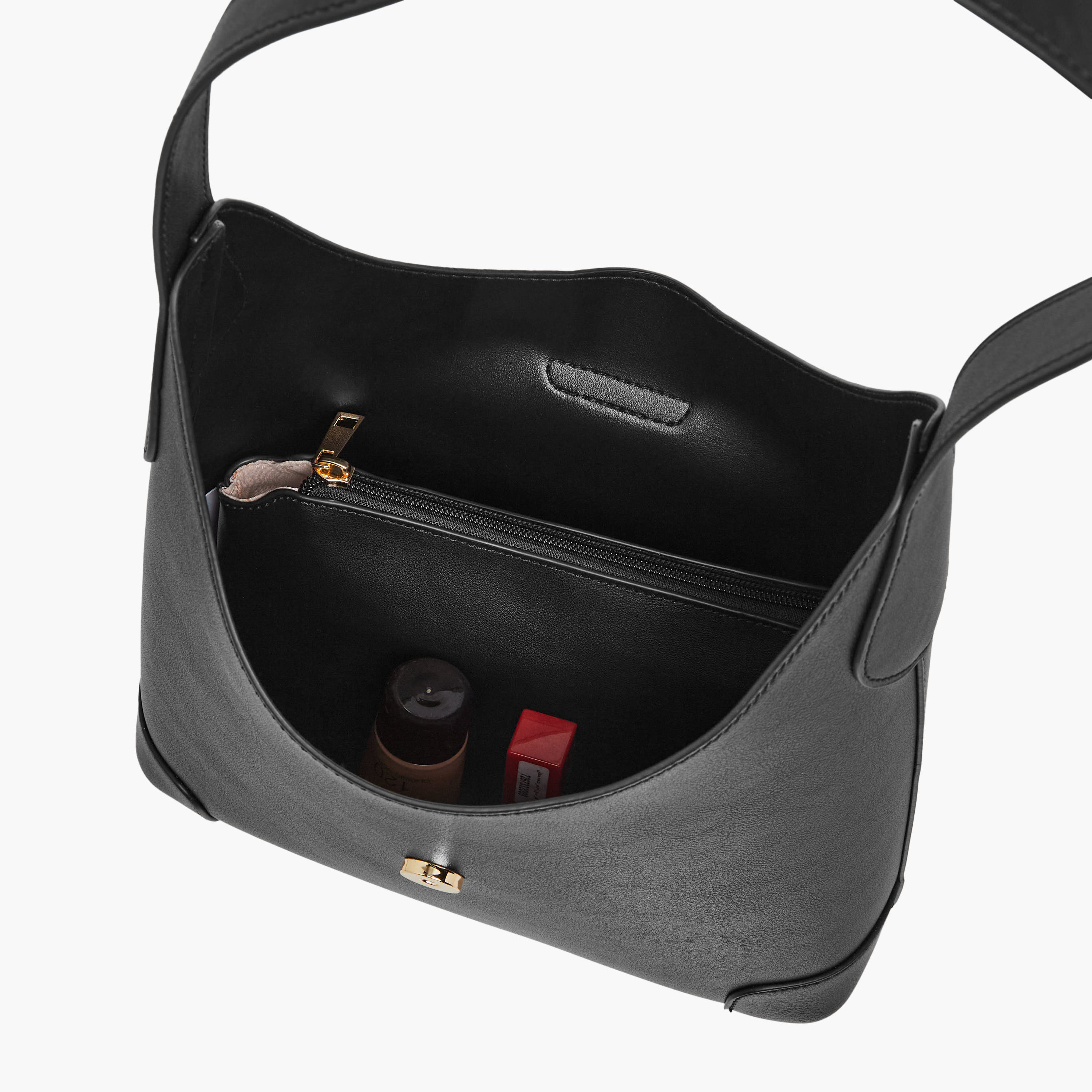 شنطة هوبو سادة مع شنطة صغيرة كودس من ساشا-women-bagsandwallets-handbags-image-9