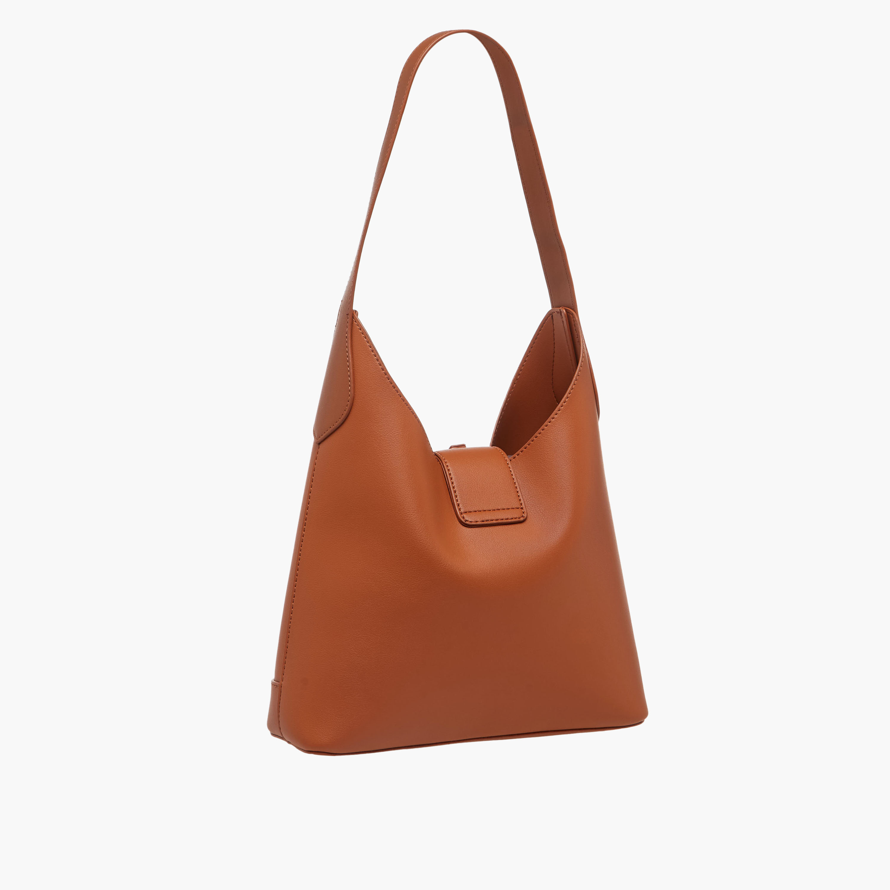 شنطة هوبو سادة بمقبض مع شنطة صغيرة من ساشا-women-bagsandwallets-handbags-image-4