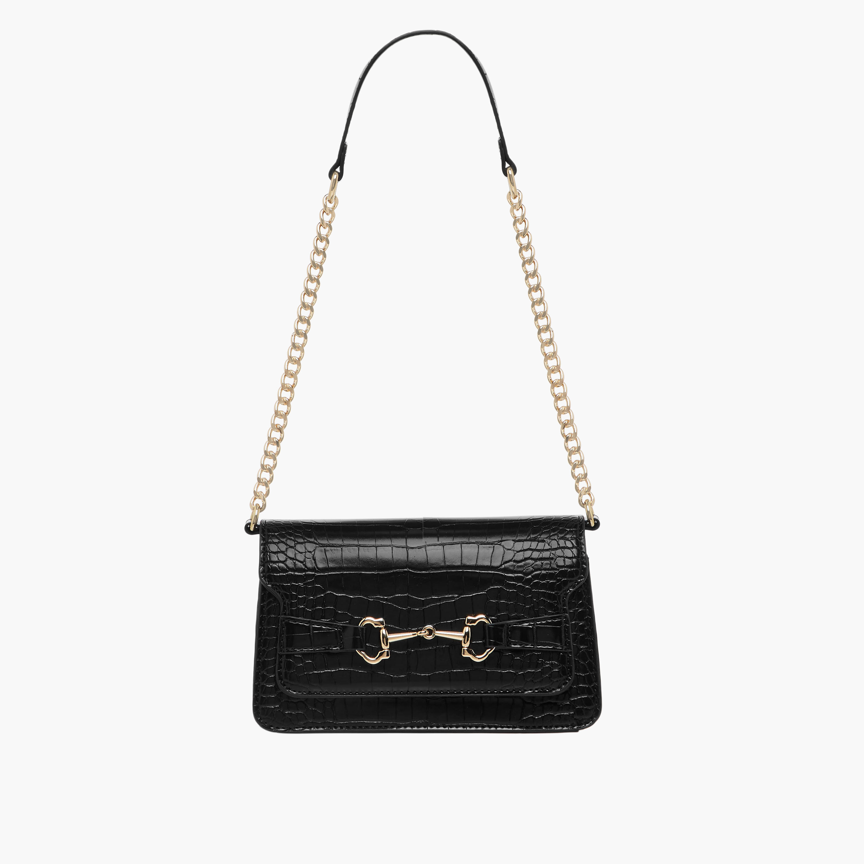 شنطة كتف بارزة الملمس بحزام سلسلة كودس من ساشا-women-bagsandwallets-handbags-image-1