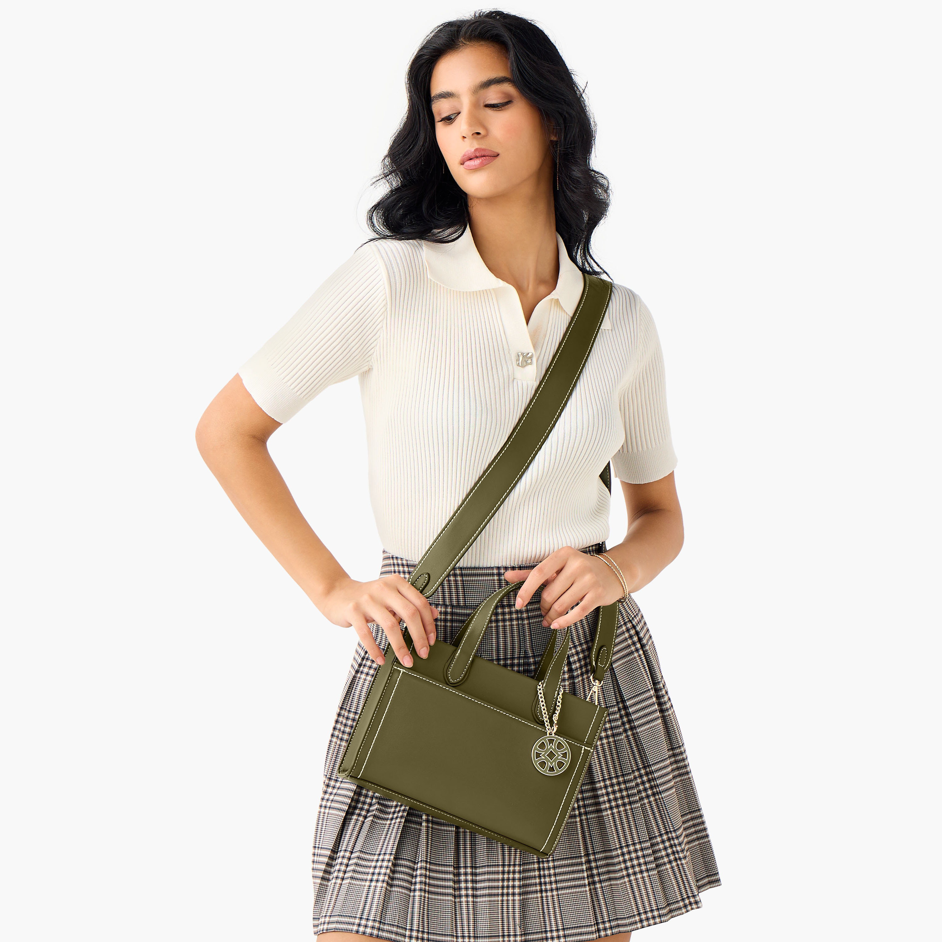 Sasha Kodes Solid Tote Bag with Detachable Strap-women-bagsandwallets-handbags-image-8