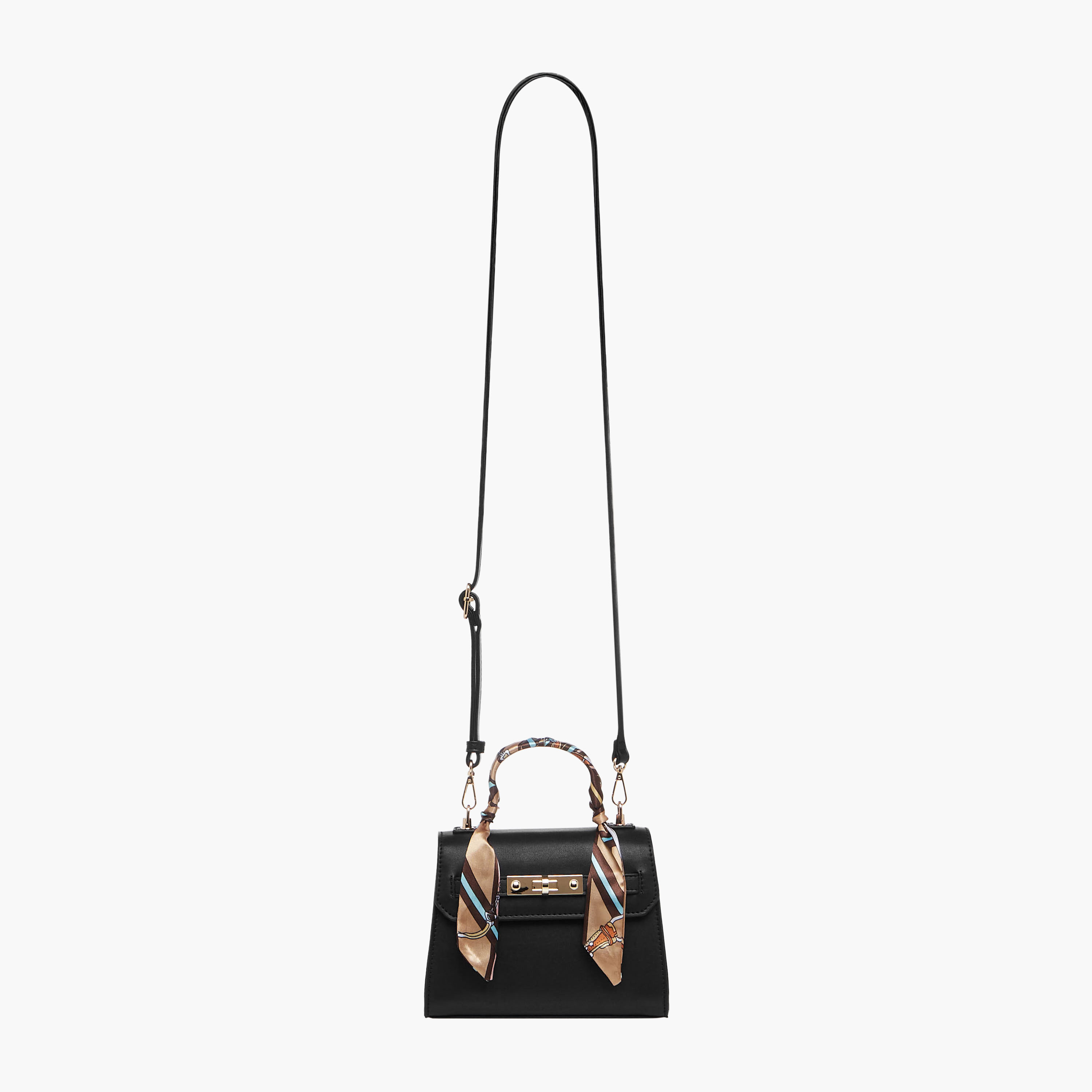 Sasha Kodes Scarf Accent Crossbody Bag with Detachable Strap-women-bagsandwallets-handbags-image-3