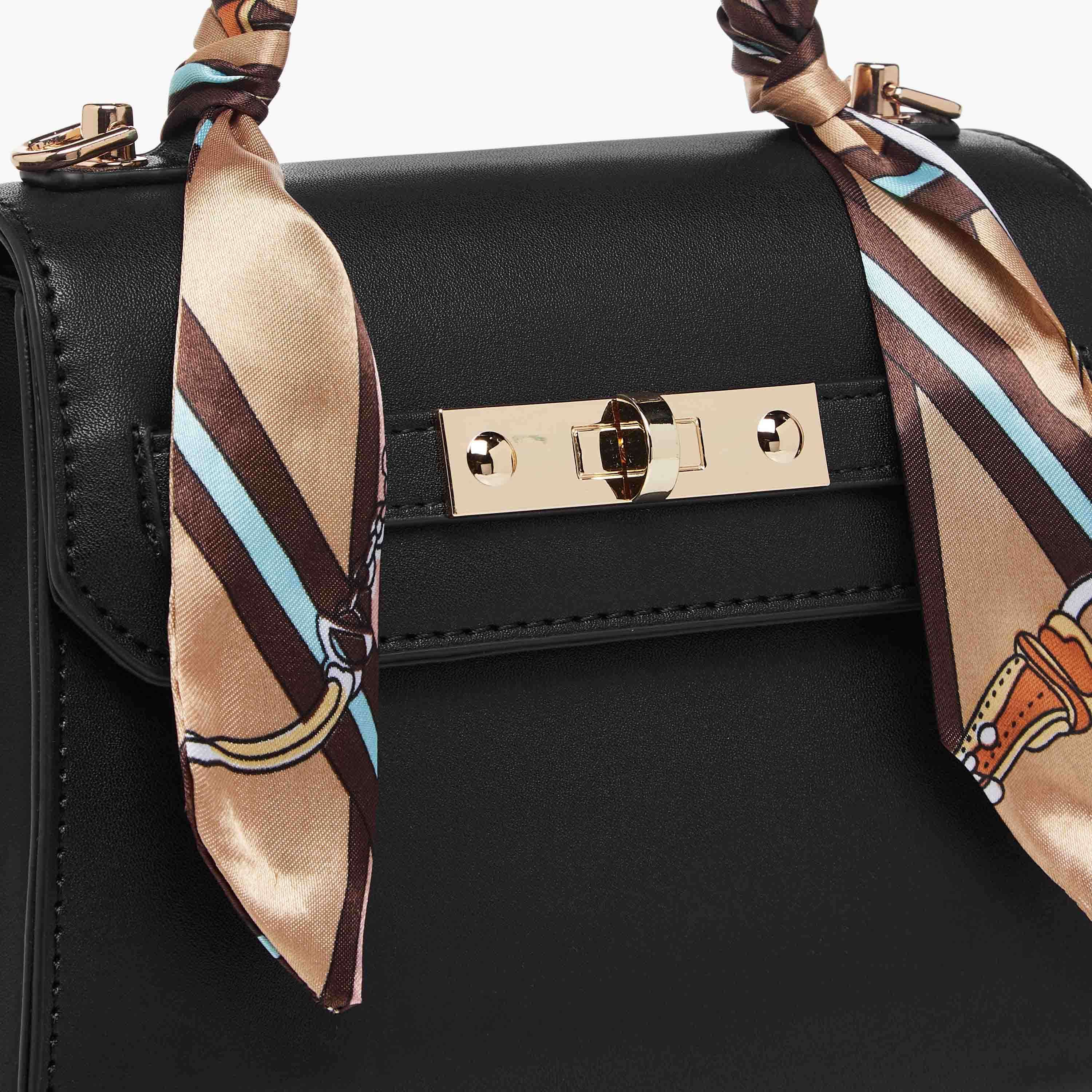 Sasha Kodes Scarf Accent Crossbody Bag with Detachable Strap-women-bagsandwallets-handbags-image-5