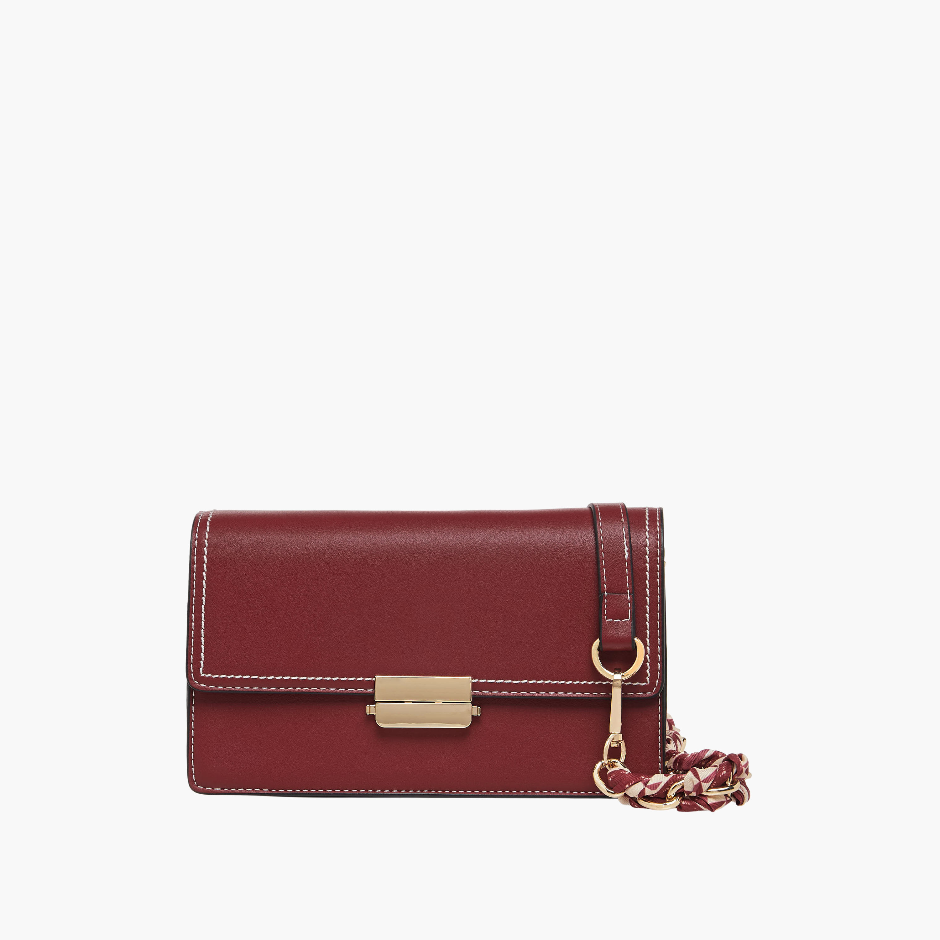 Sasha Scarf Detail Crossbody Bag with Detachable Strap-women-bagsandwallets-handbags-image-1