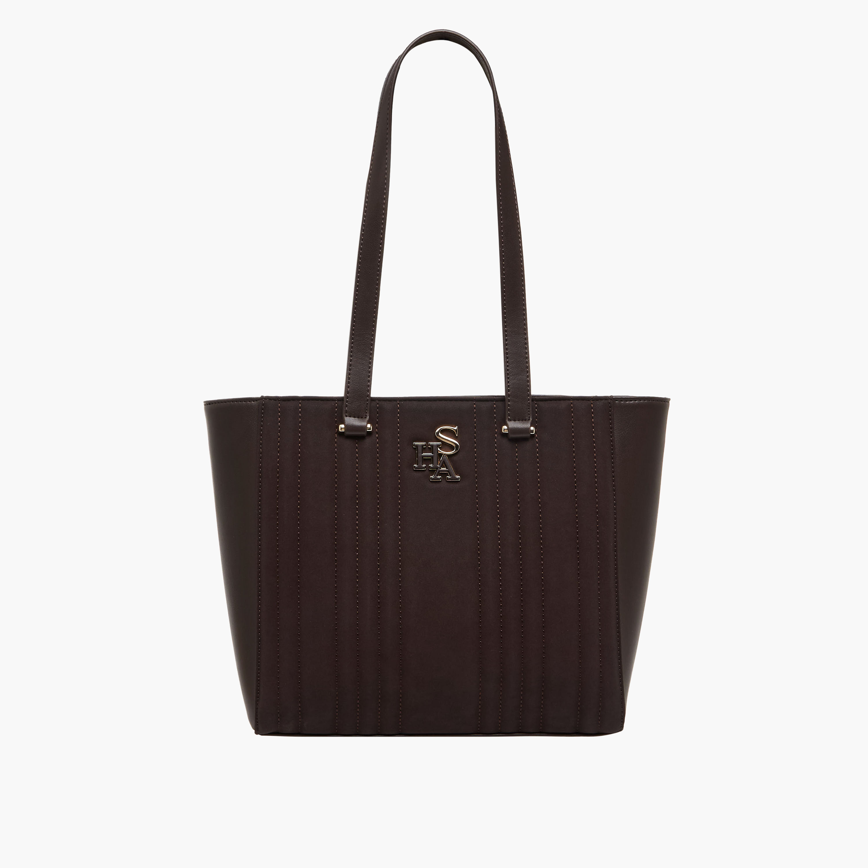 Sasha Kodes Textured Tote Bag with Double Handle-women-bagsandwallets-handbags-image-1