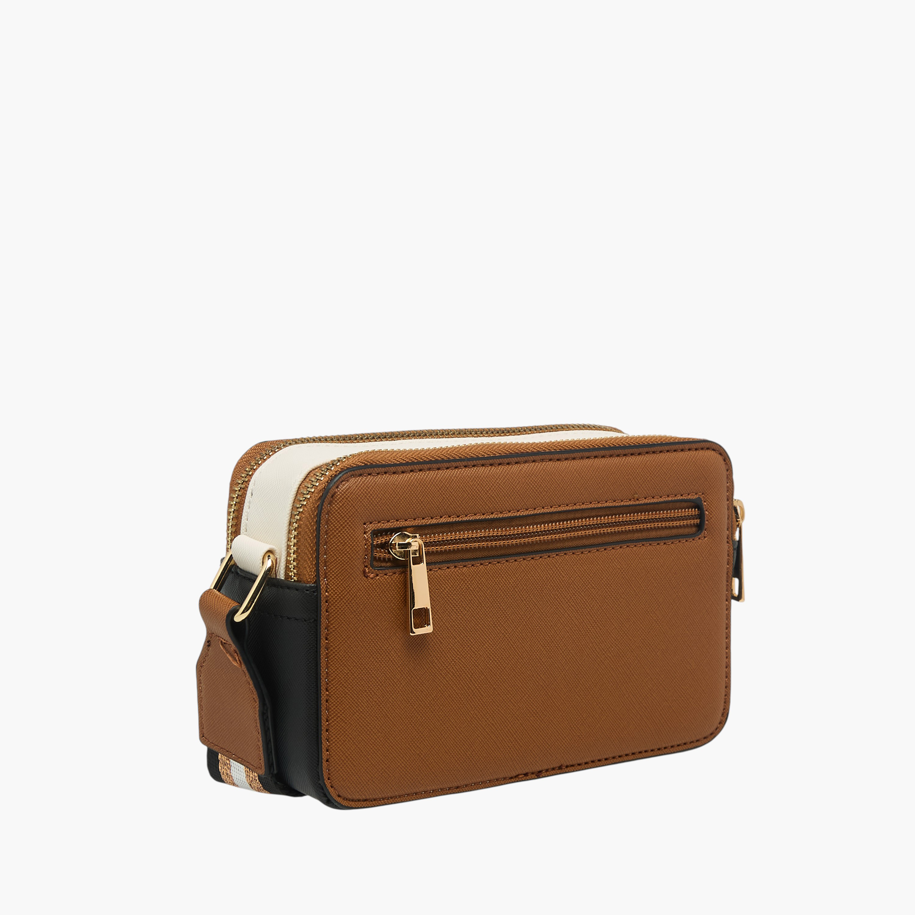 Sasha Kodes Textured Crossbody Bag with Adjustable Strap-women-bagsandwallets-handbags-image-4