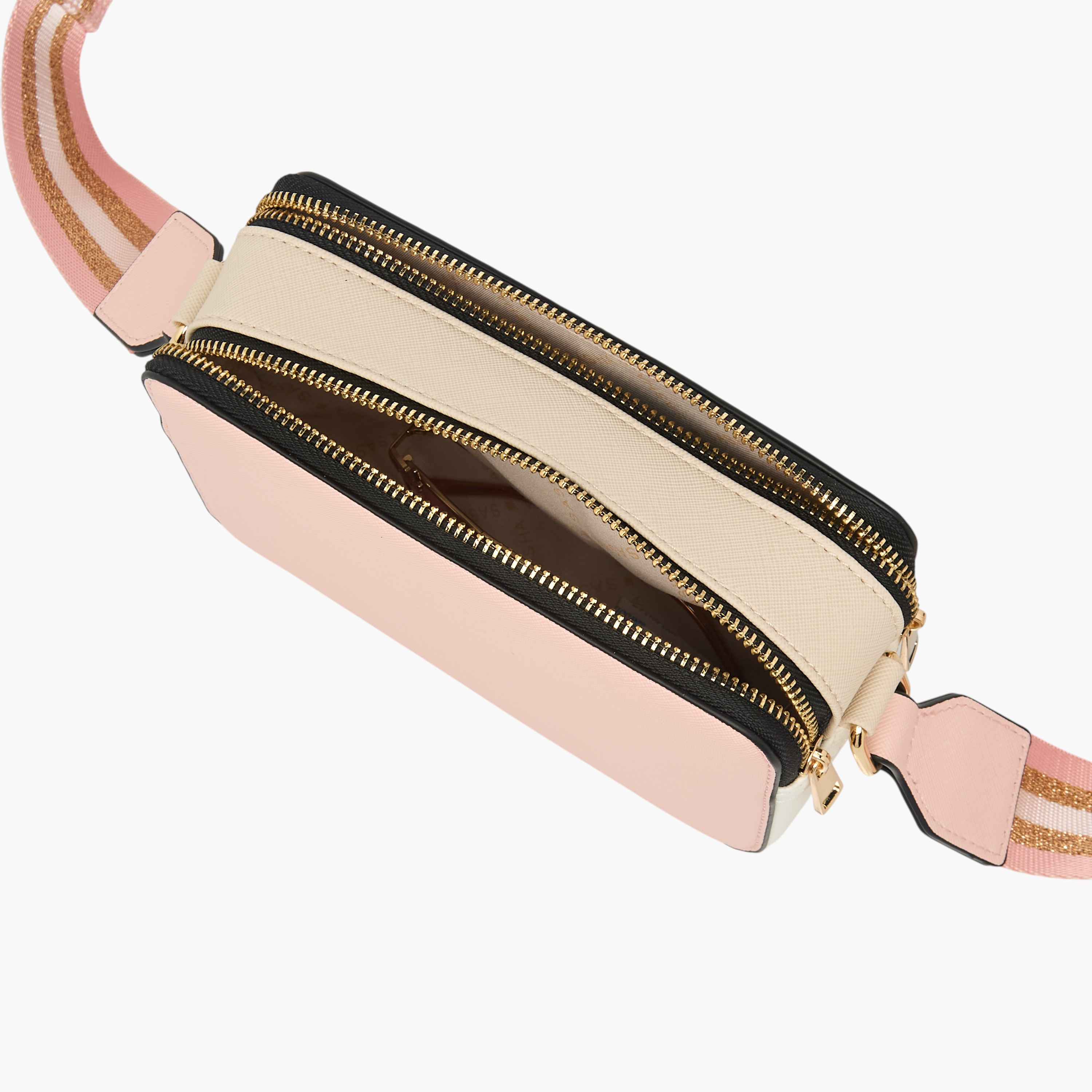 شنطة كروس بودي بقوالب ملونة وحزام قابل للتعديل كودس من ساشا-women-bagsandwallets-handbags-image-7