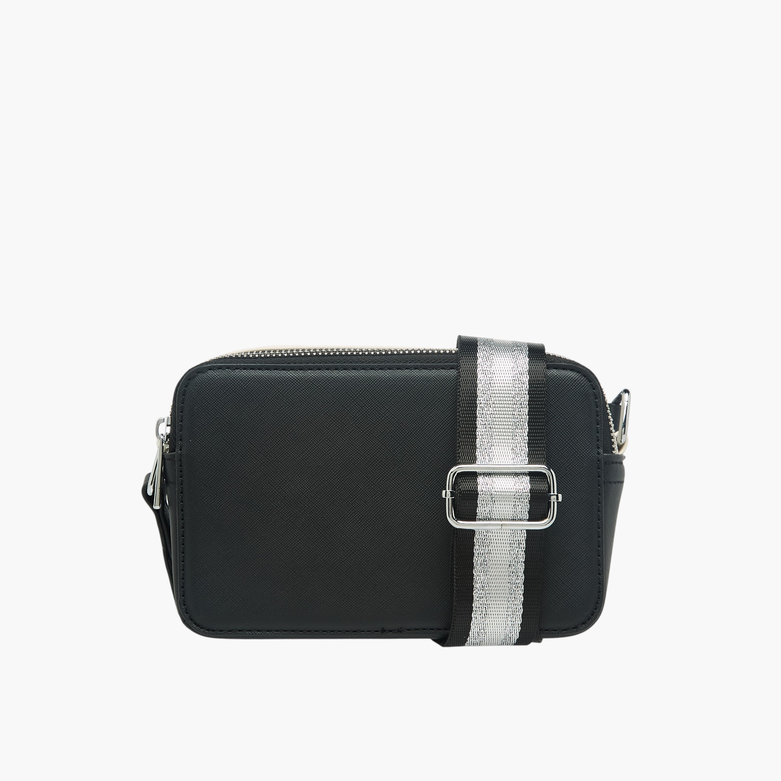 Sasha Kodes Solid Crossbody Bag with Adjustable Strap-women-bagsandwallets-handbags-image-1