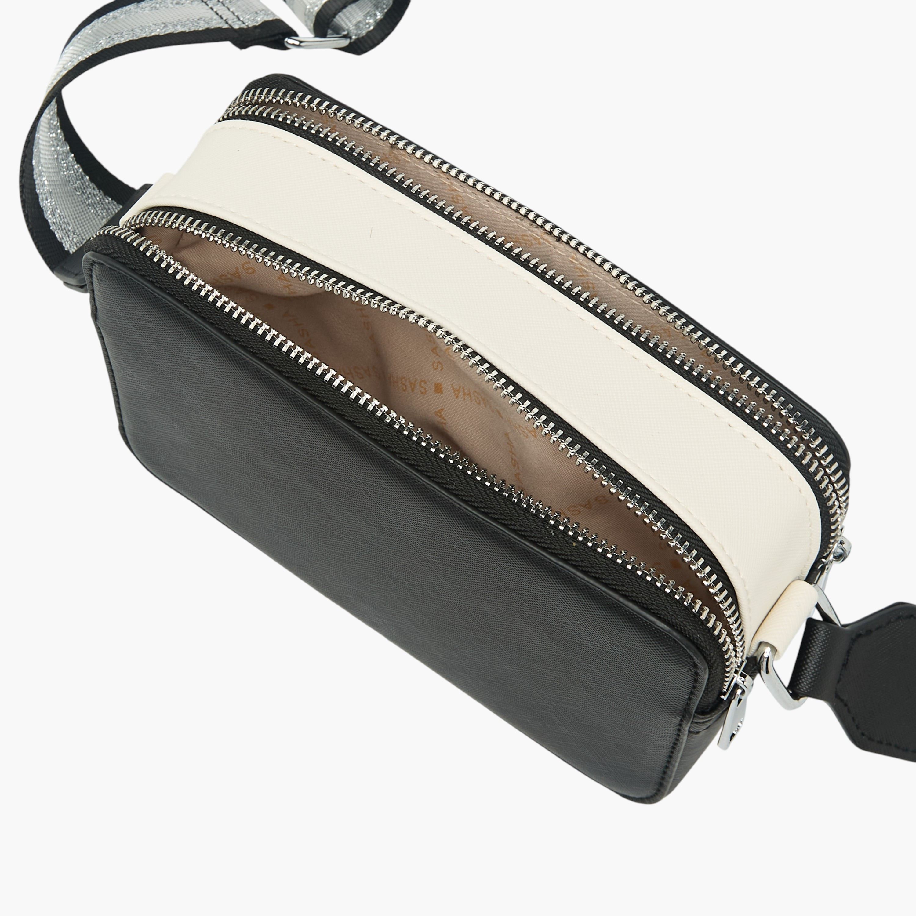 Sasha Kodes Solid Crossbody Bag with Adjustable Strap-women-bagsandwallets-handbags-image-7