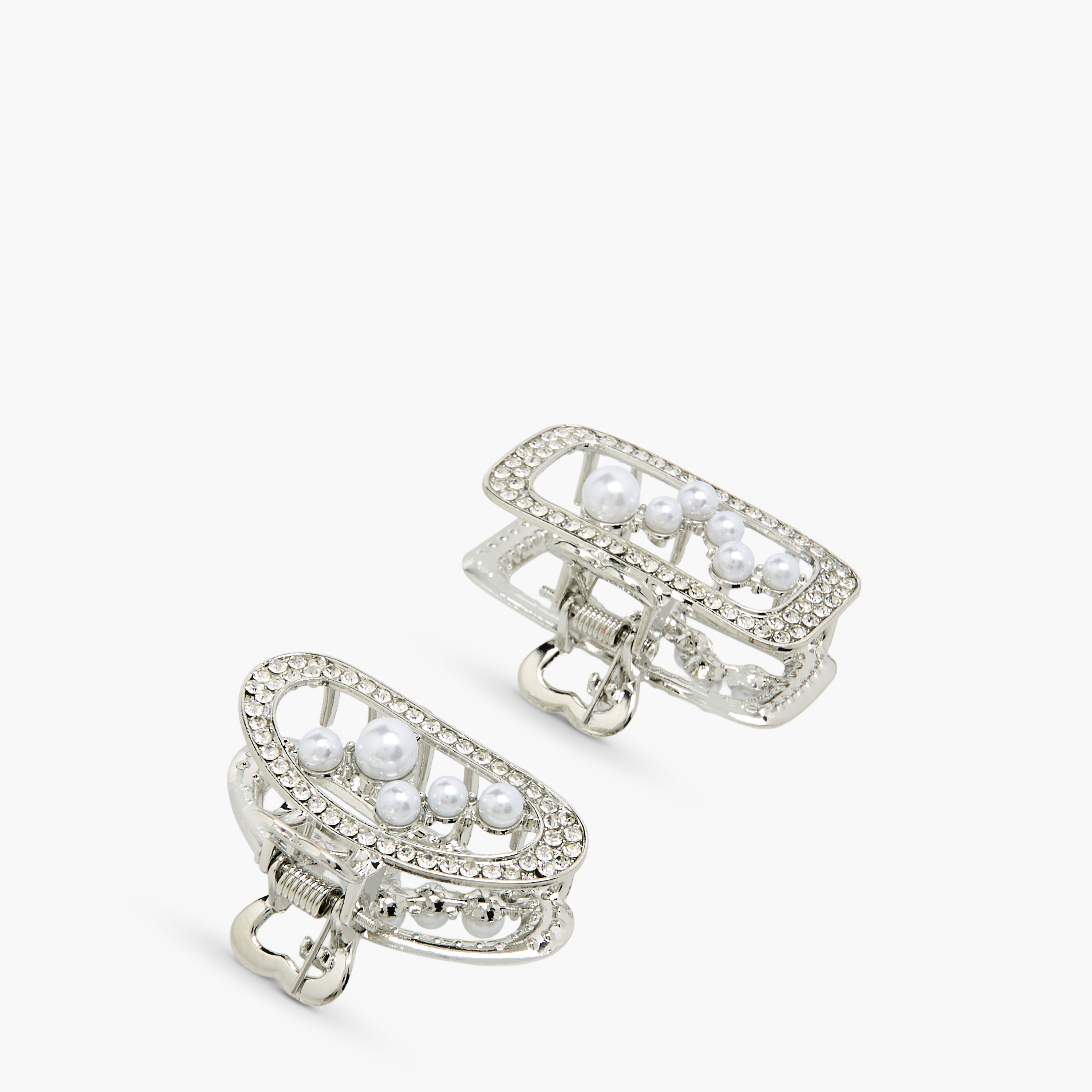 مشابك شعر متنوعة مزينة باللؤلؤ - طقم من قطعتين-women-hairaccessories-clamps-image-4