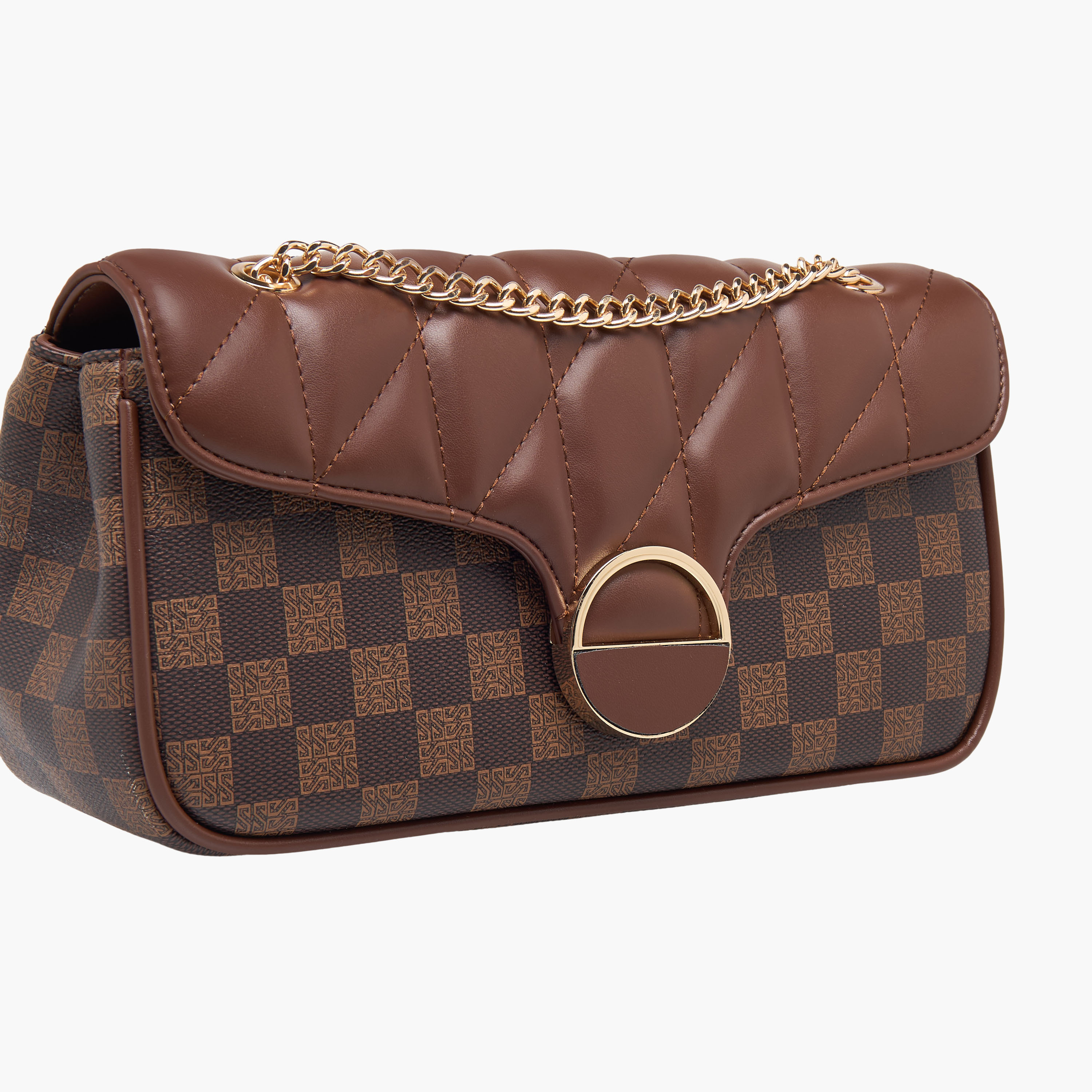 شنطة كروس بودي مبطنة بحزام سلسلة تيا من ساشا-women-bagsandwallets-handbags-image-5