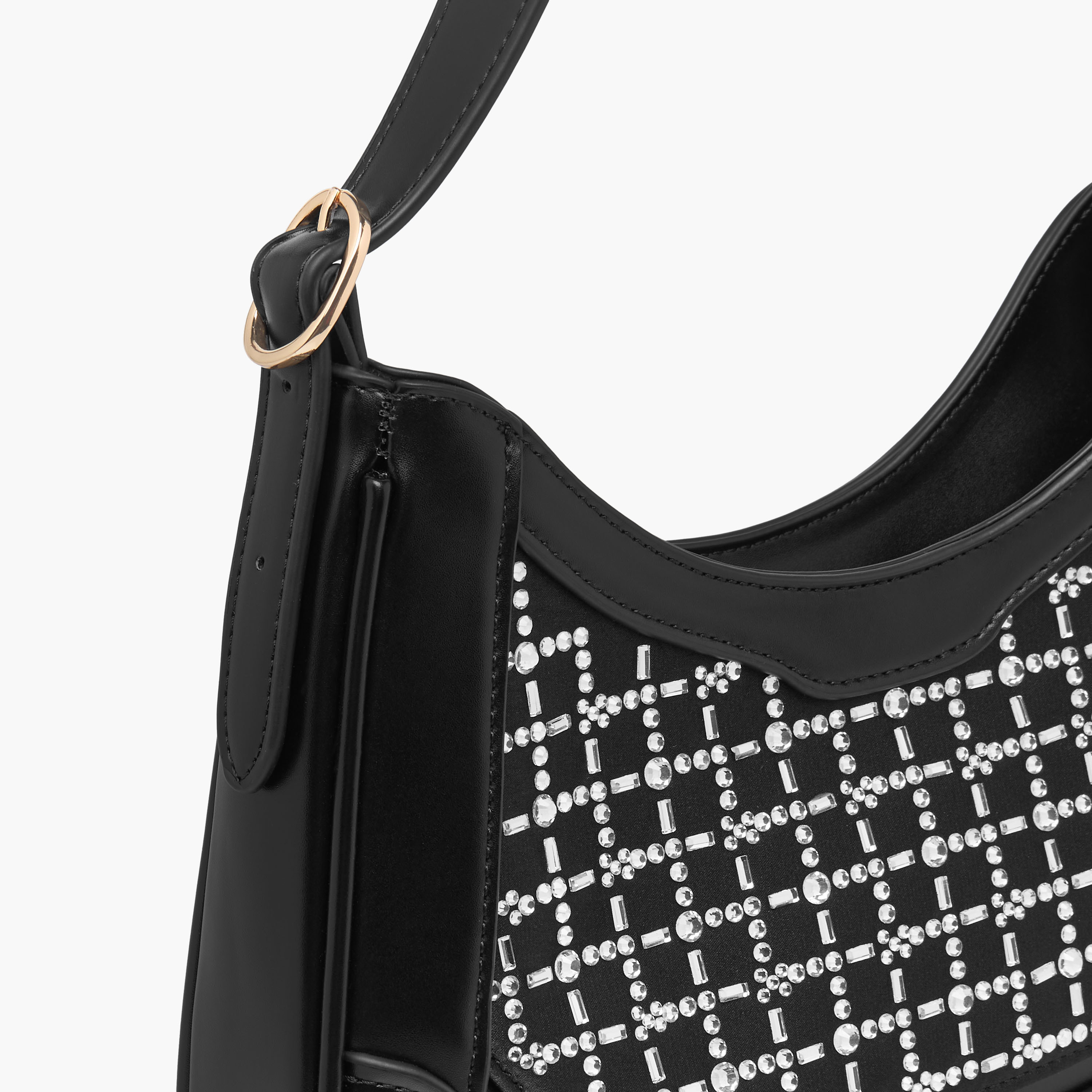 Sasha Tia Embellished Shoulder Bag with Adjustable Strap-women-bagsandwallets-handbags-image-4
