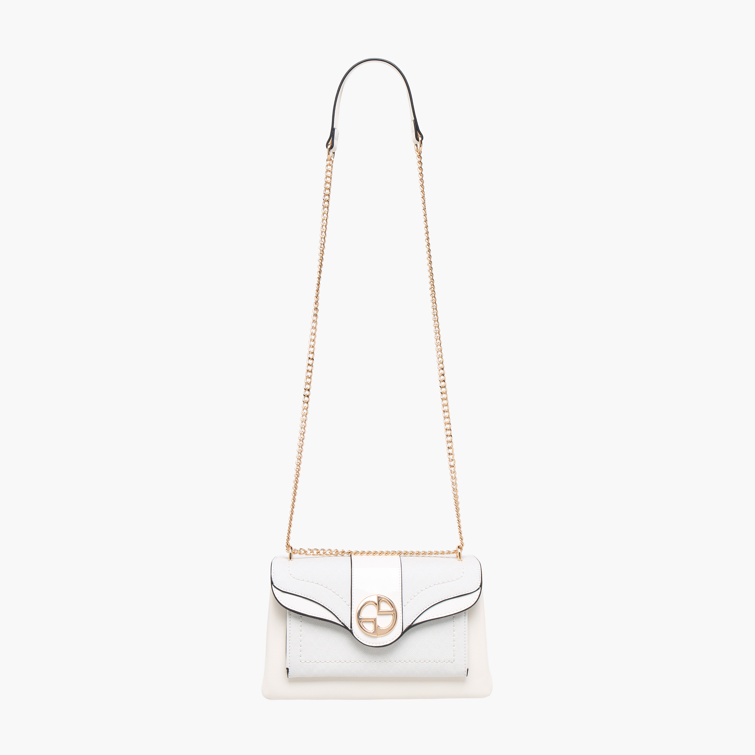 Sasha Tia Panelled Crossbody Bag with Chain Strap-women-bagsandwallets-handbags-image-2