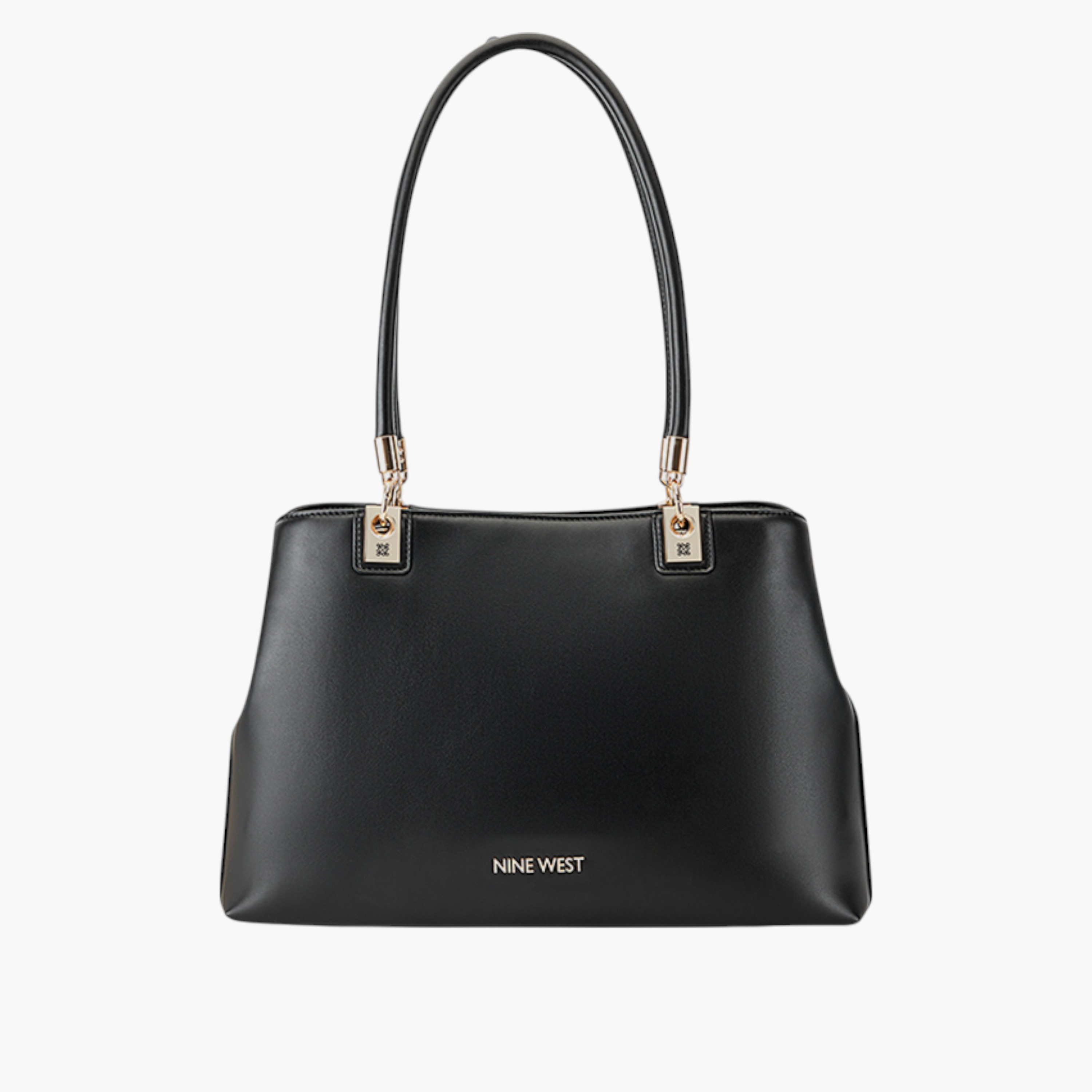 شنطة توتي سادة بمقابض مزدوجة من ناين ويست-women-bagsandwallets-handbags-image-1