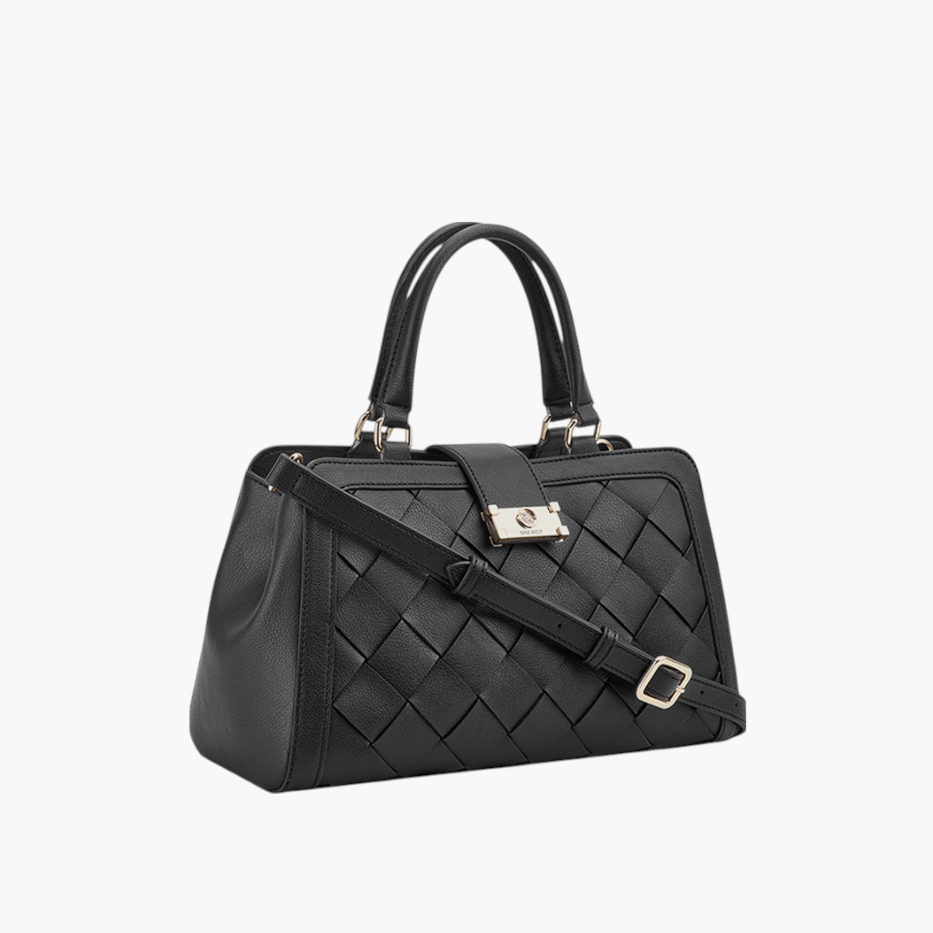 Nine West Textured Tote Bag with Double Handles and Adjustable Strap-women-bagsandwallets-handbags-image-2