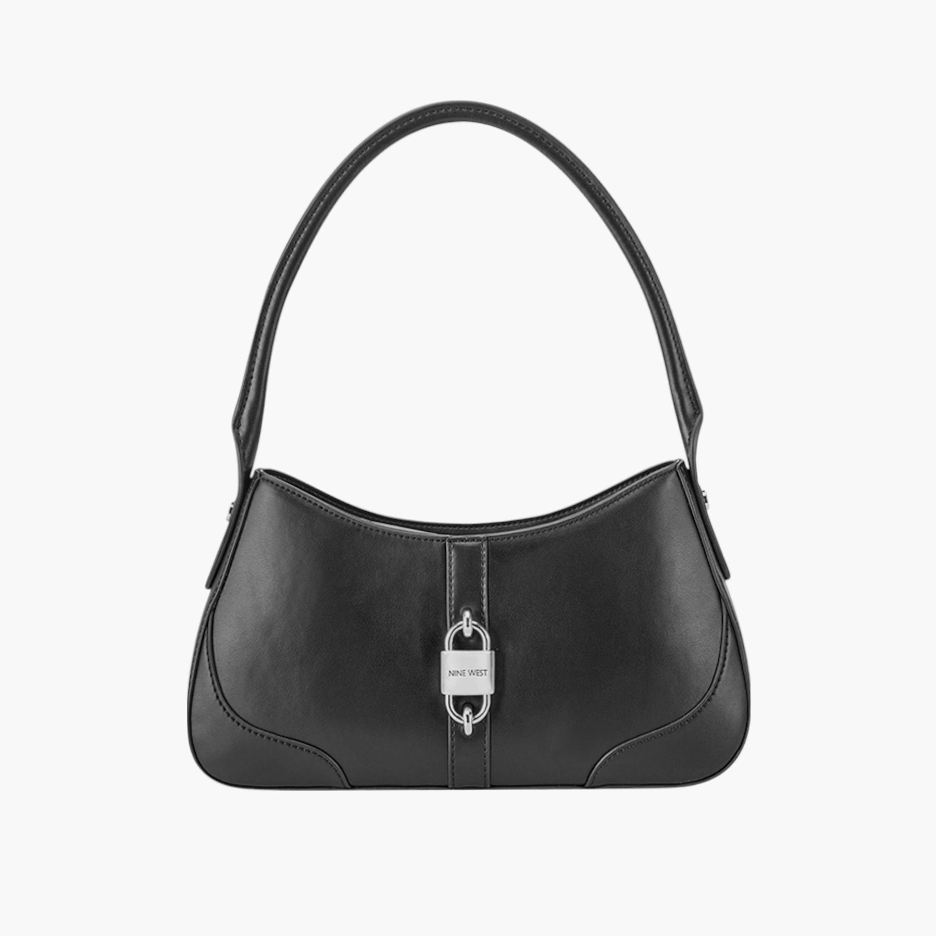 Nine West Solid Shoulder Bag with Zip Closure-women-bagsandwallets-handbags-image-1