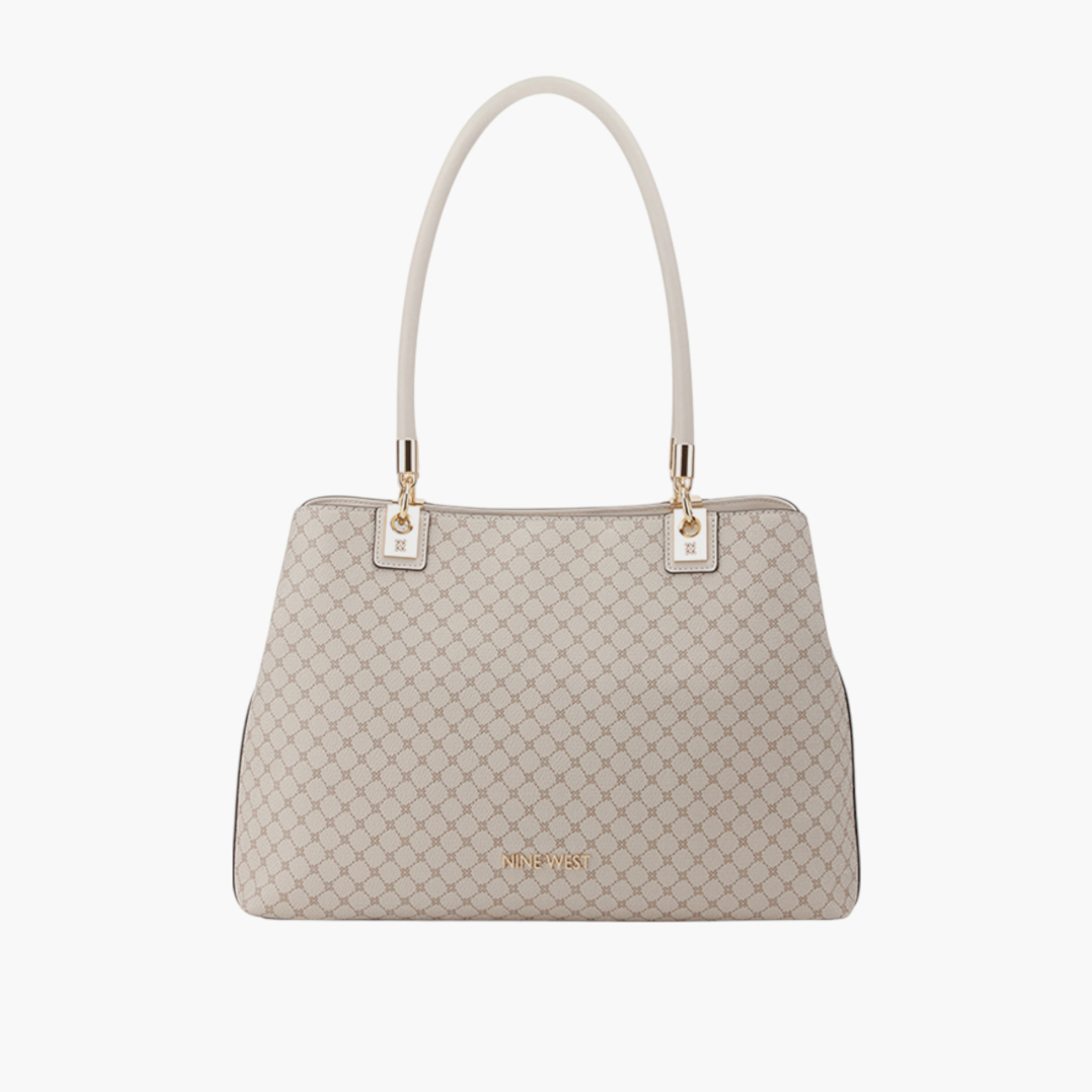 Nine West Printed Tote Bag with Double Handle and Zip Closure-women-bagsandwallets-handbags-image-1