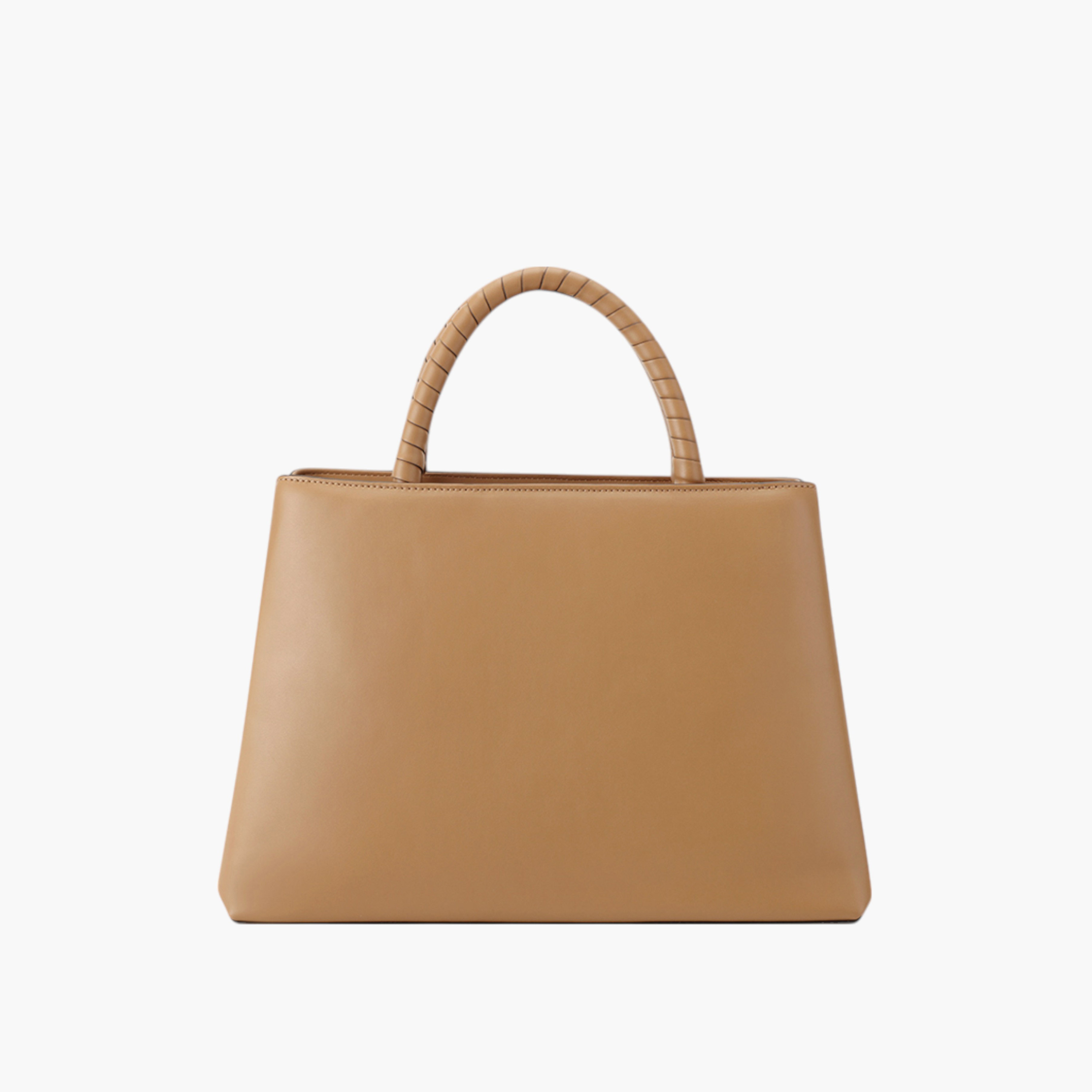شنطة توتي بارزة الملمس بمقابض مضفّرة مزدوجة وسحّاب إغلاق من ناين ويست-women-bagsandwallets-handbags-image-7