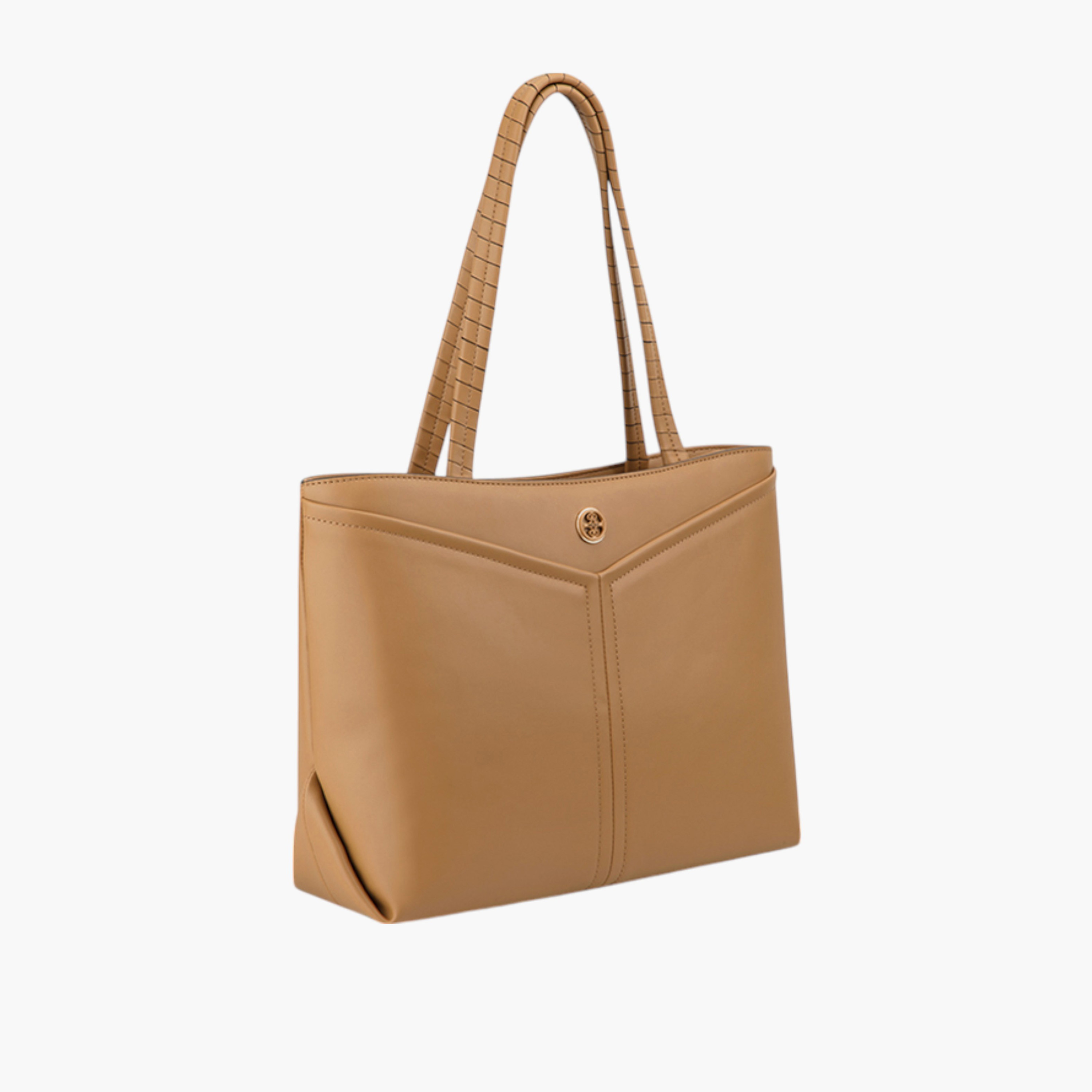 Nine West Solid Tote Bag with Double Handle and Zip Closure-women-bagsandwallets-handbags-image-2
