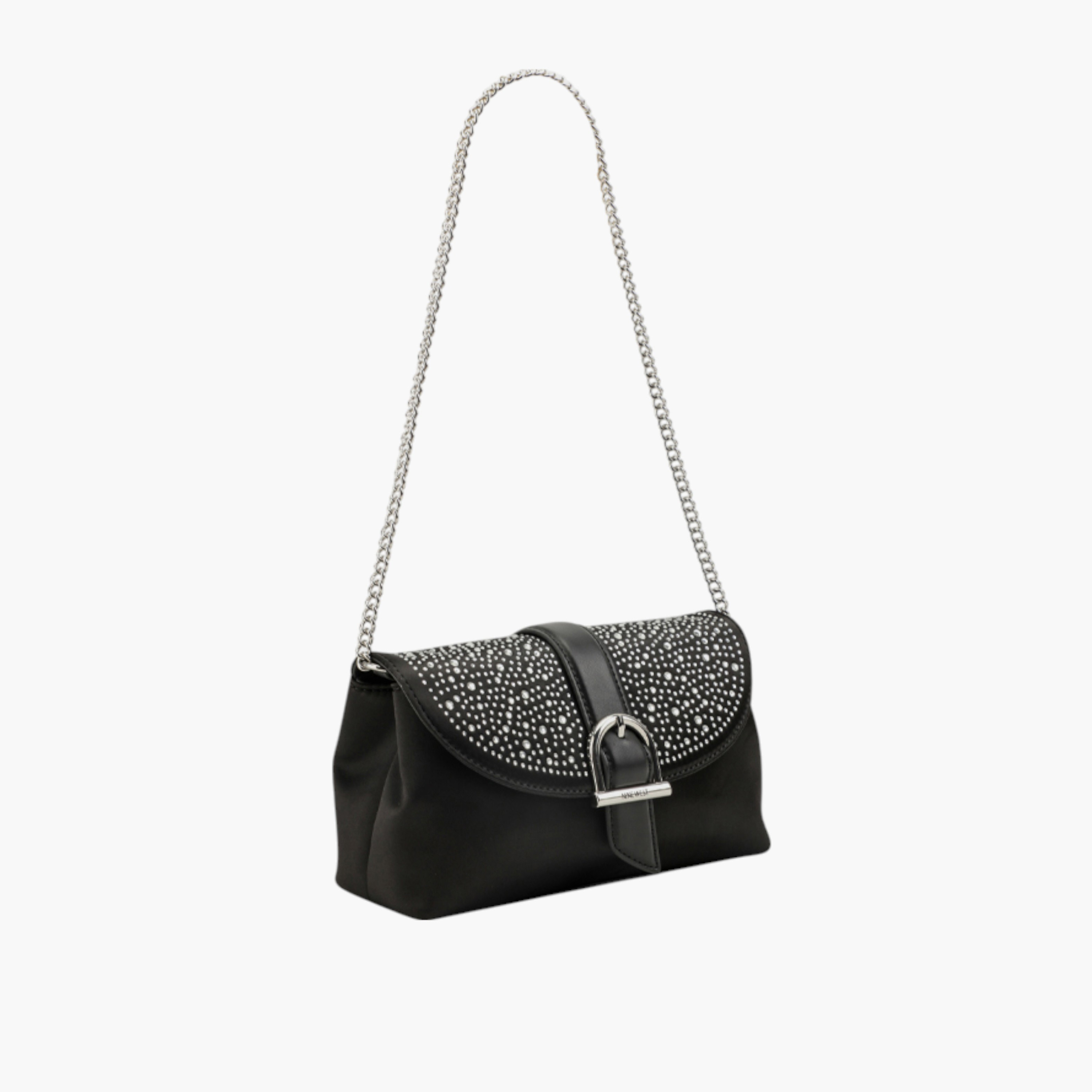 شنطة كتف مزينة بزر إغلاق من ناين ويست-women-bagsandwallets-handbags-image-2