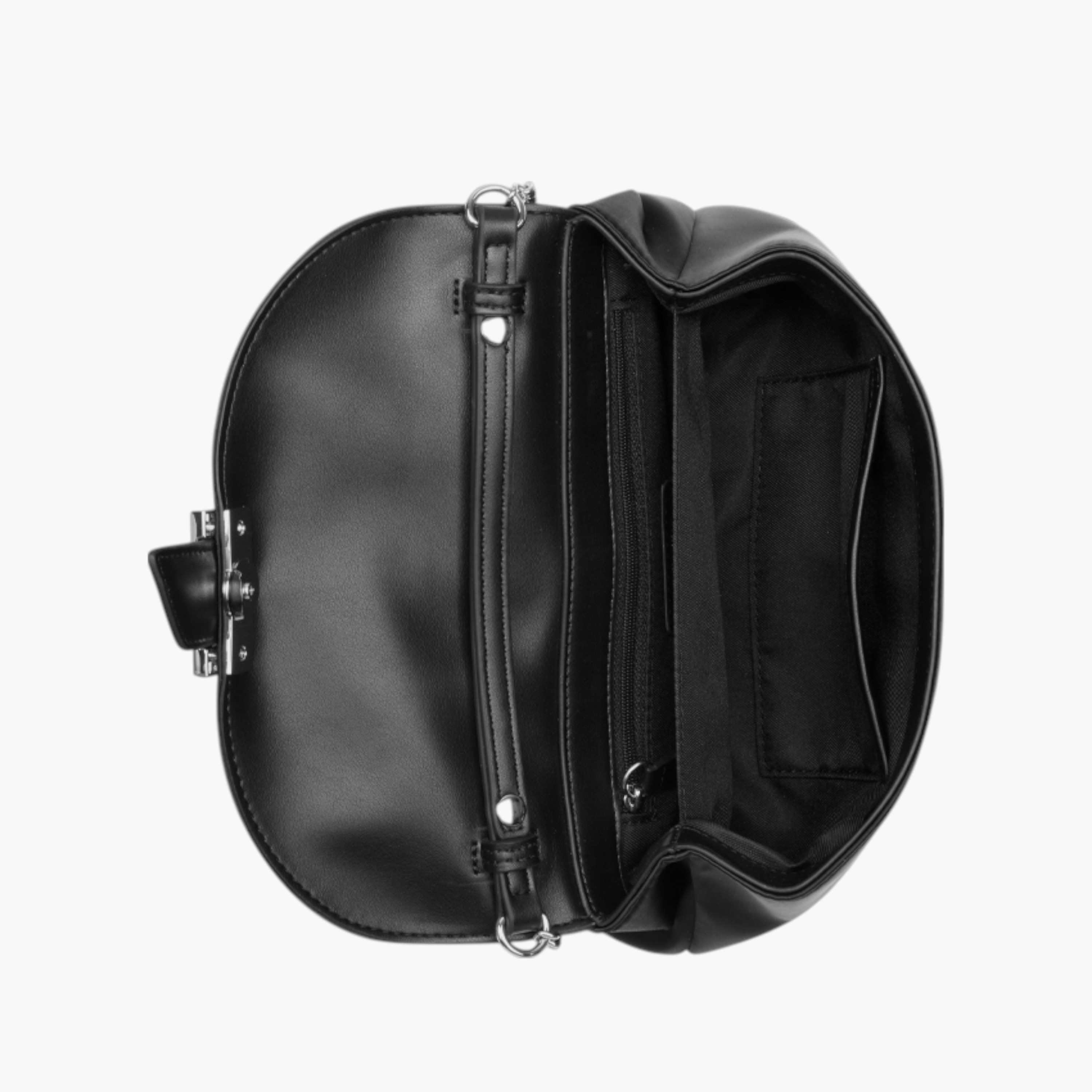 شنطة كتف مزينة بزر إغلاق من ناين ويست-women-bagsandwallets-handbags-image-4