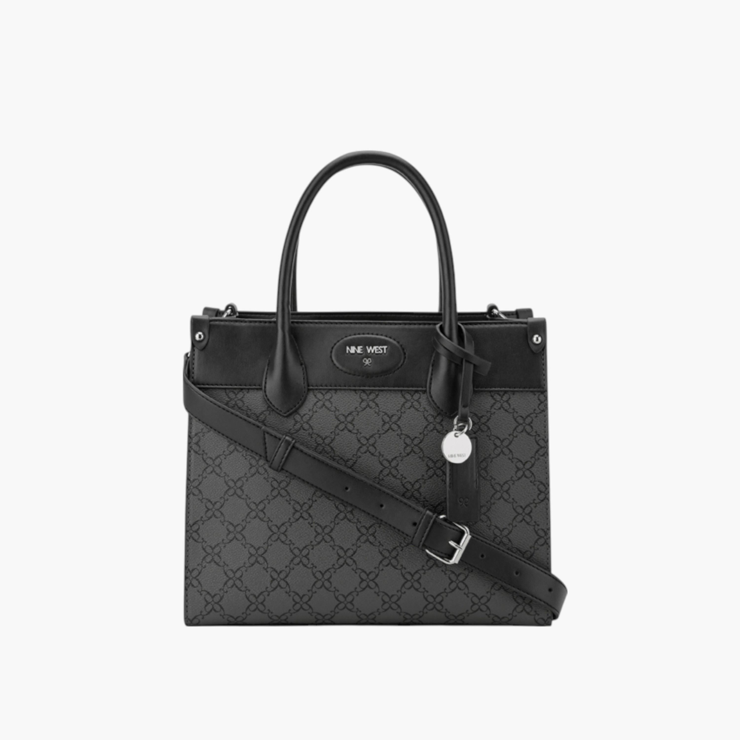 Nine West Printed Tote Bag with Double Handle and Zip Closure-women-bagsandwallets-handbags-image-9