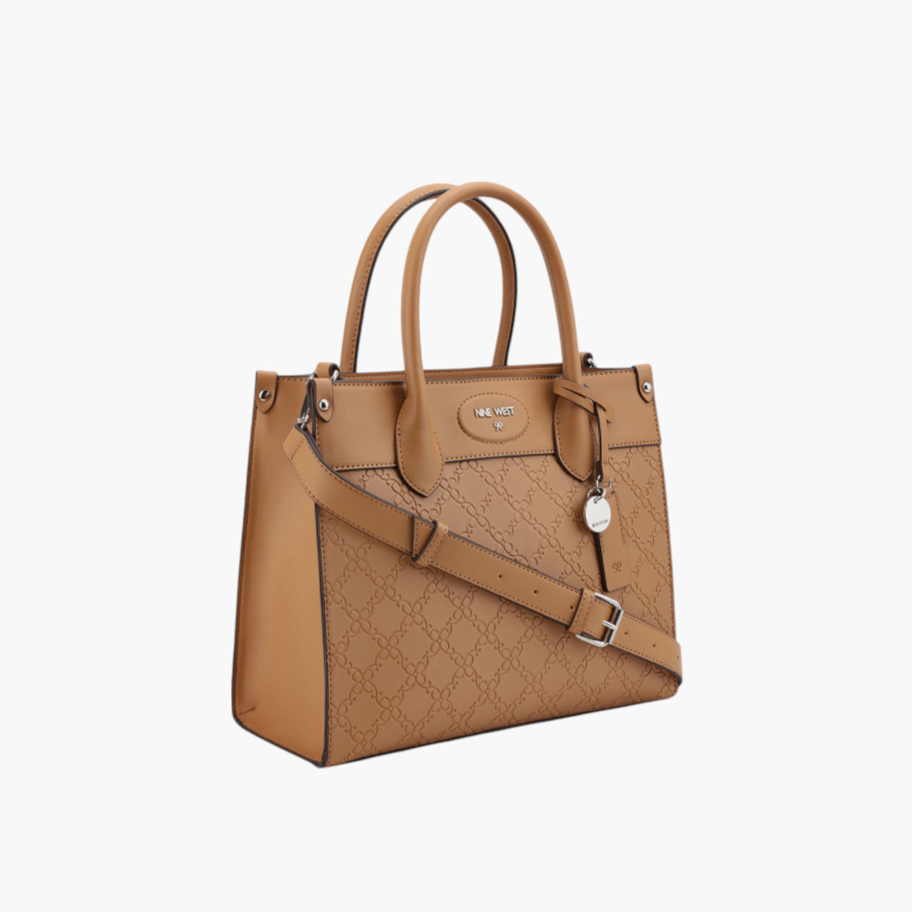 Nine West Printed Tote Bag with Double Handle and Zip Closure-women-bagsandwallets-handbags-image-2