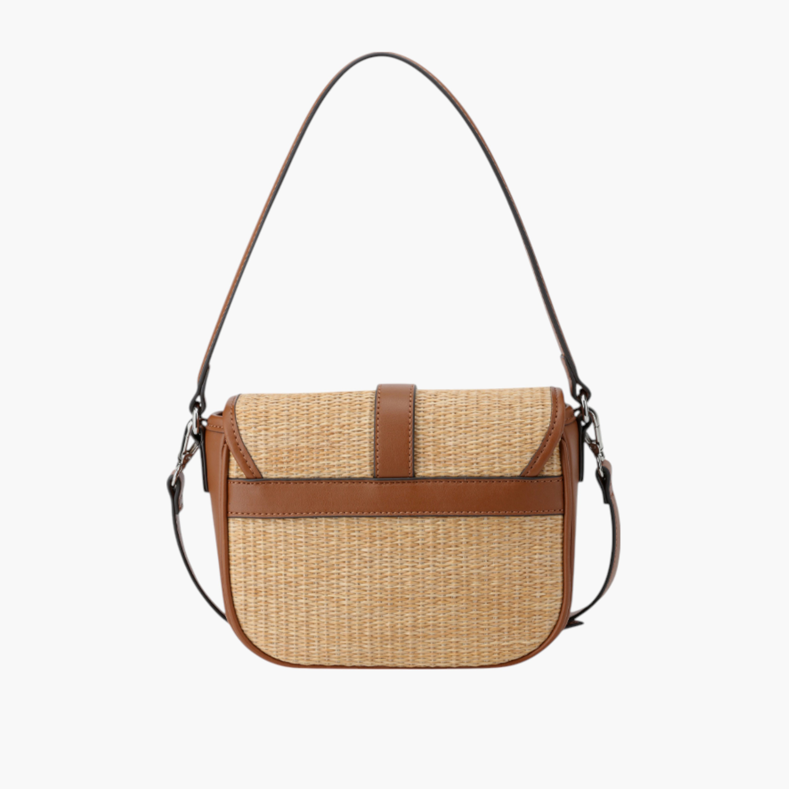 Nine West Textured Crossbody Bag with Button Closure-women-bagsandwallets-handbags-image-3