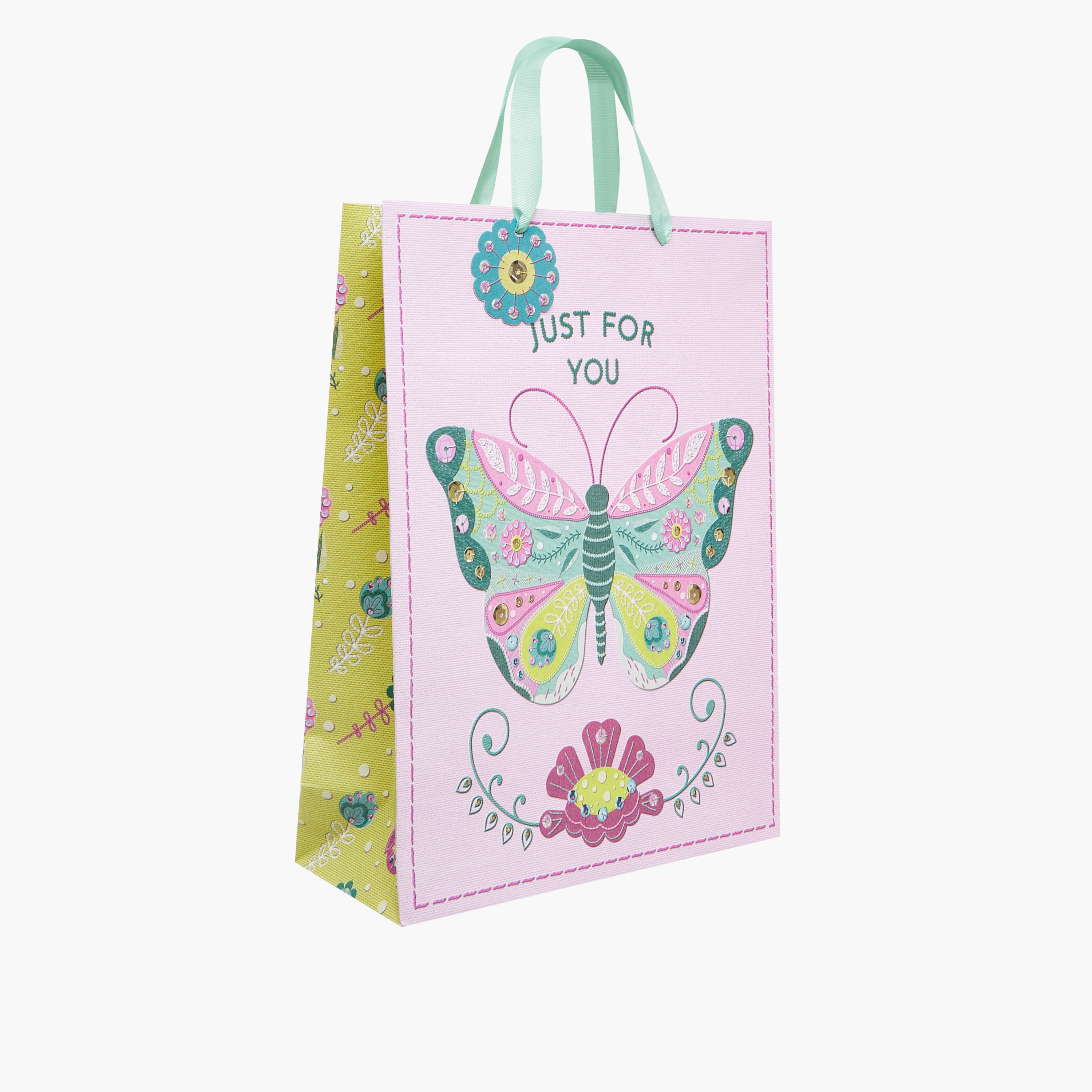 Just For You Print Paper Gift Bag with Handle - 31x12x42 cms-household-giftingaccessories-giftings-image-2
