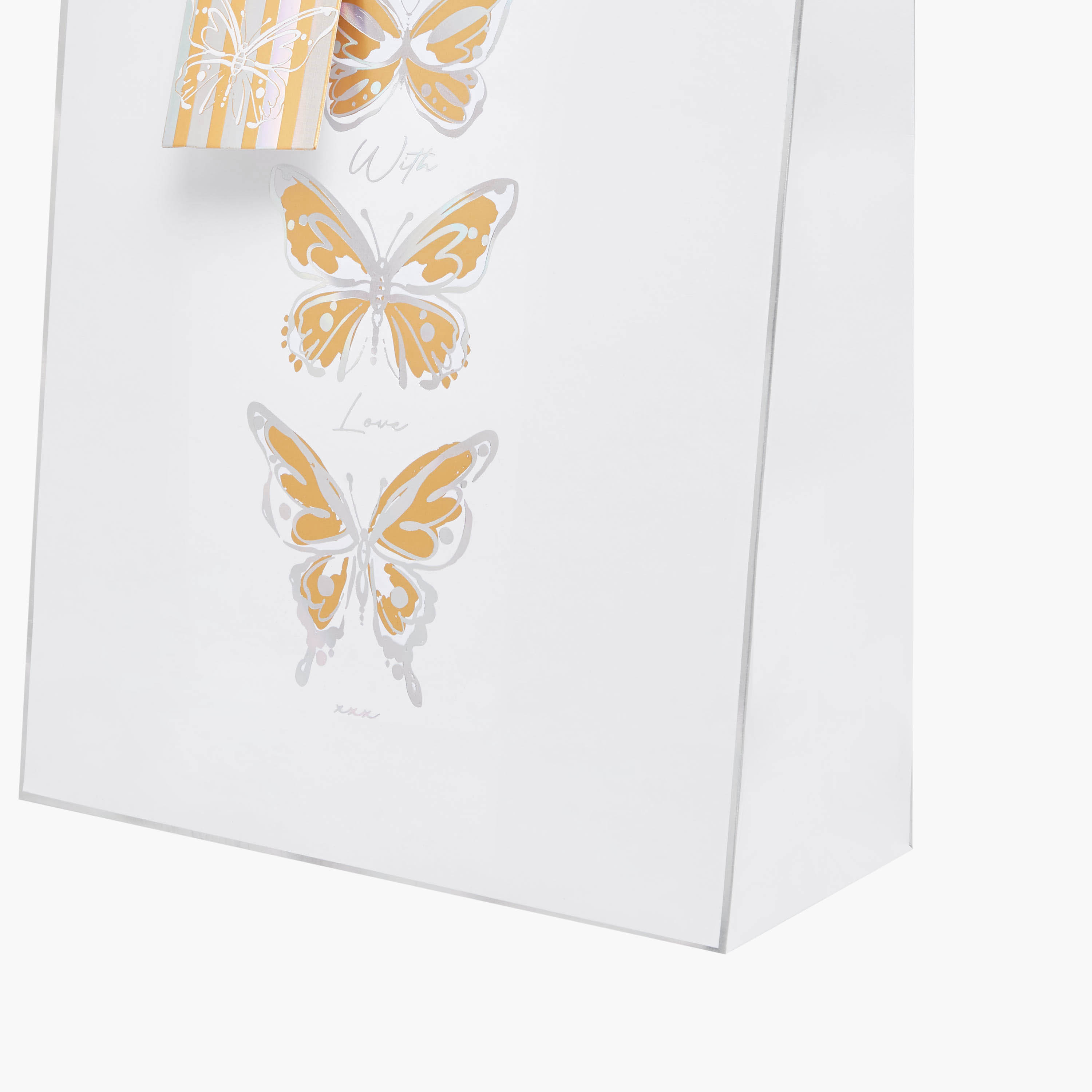 Butterfly Print Paper Gift Bag with Handle - 26x12x32 cms-household-giftingaccessories-giftings-image-4