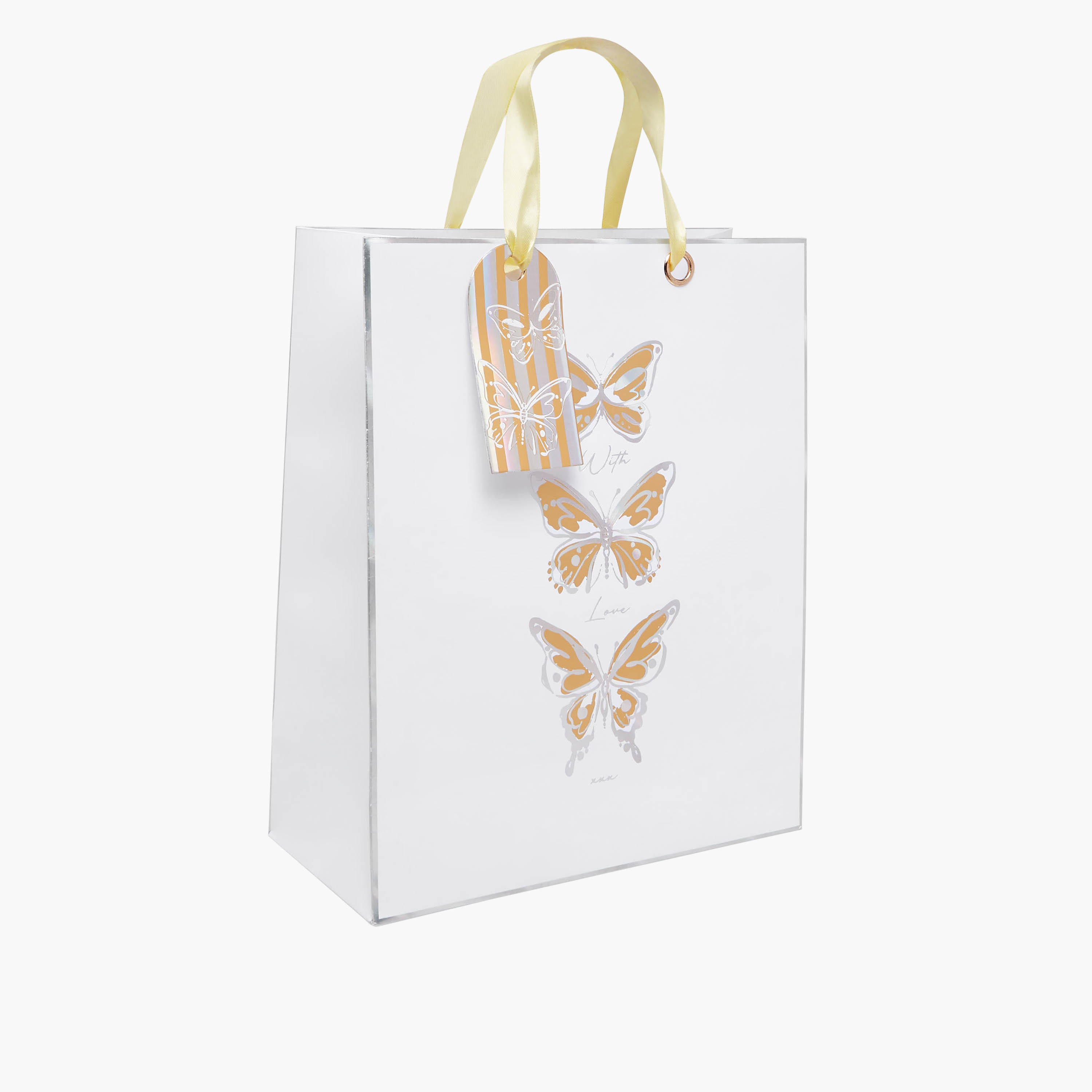 Butterfly Print Paper Gift Bag - 31x12x42 cms-household-giftingaccessories-giftings-image-2