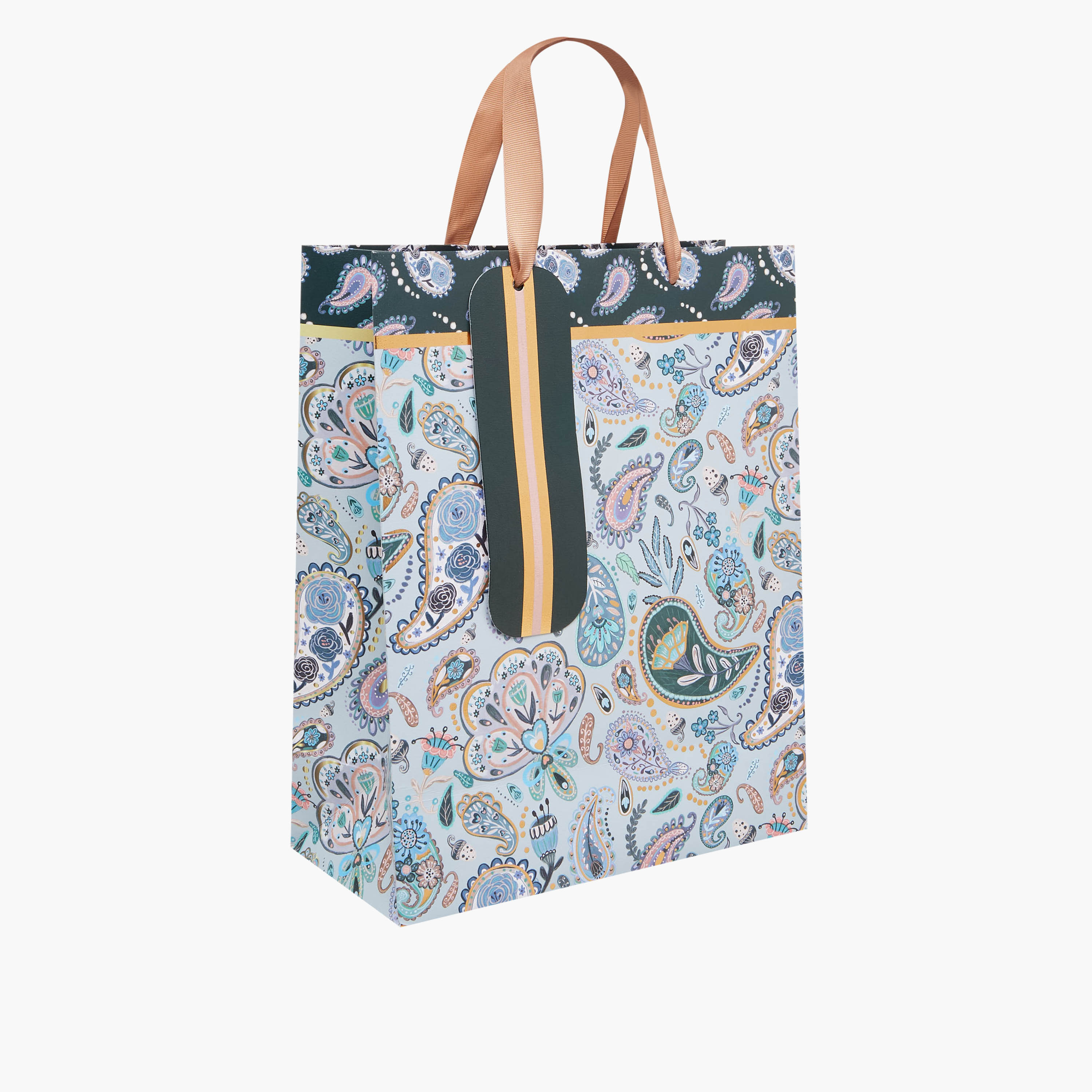 شنطة هدايا بطبعات بيزلي مزوّدة بمقبض-household-giftingaccessories-giftings-image-2
