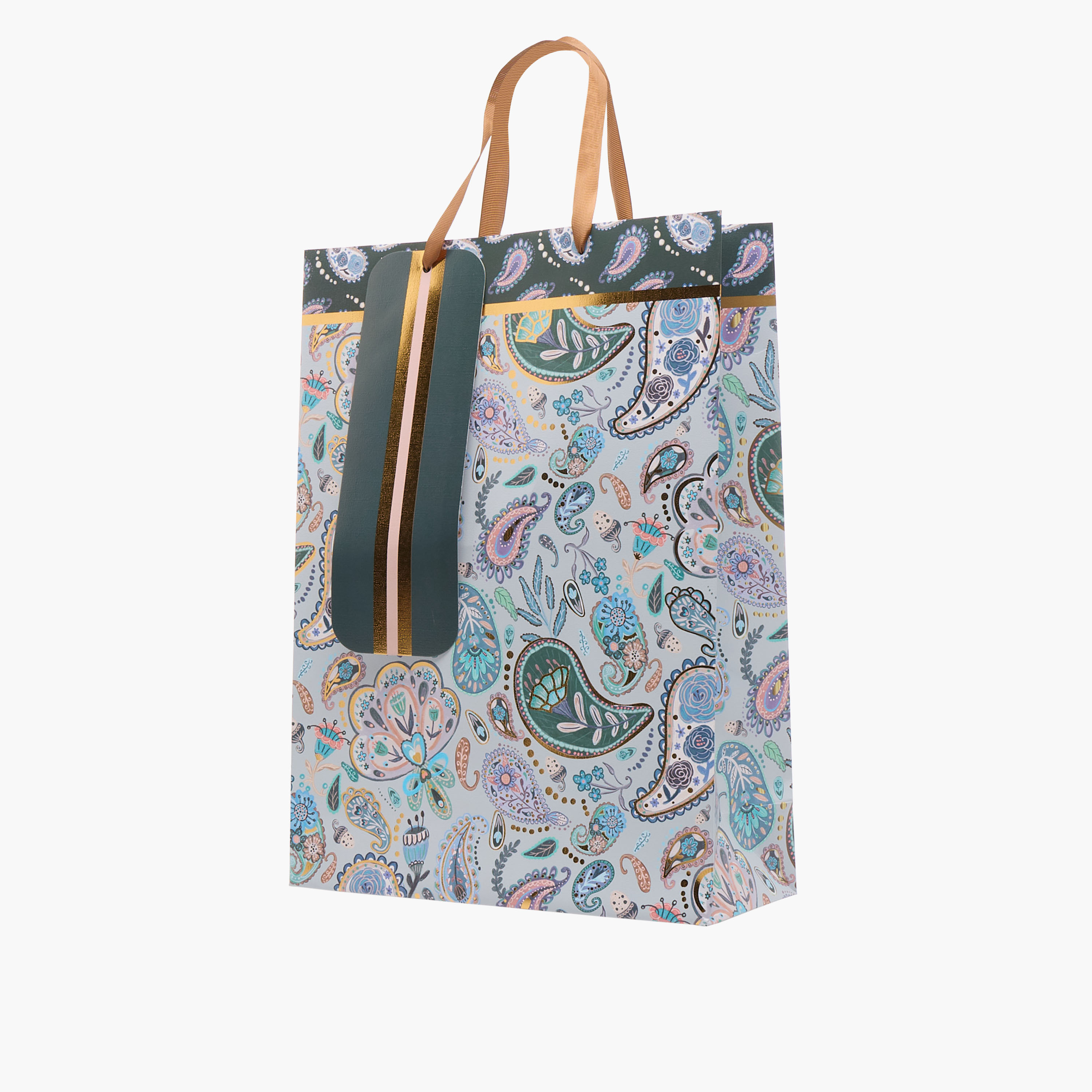 Paisley Print Gift Bag-household-giftingaccessories-giftings-image-2