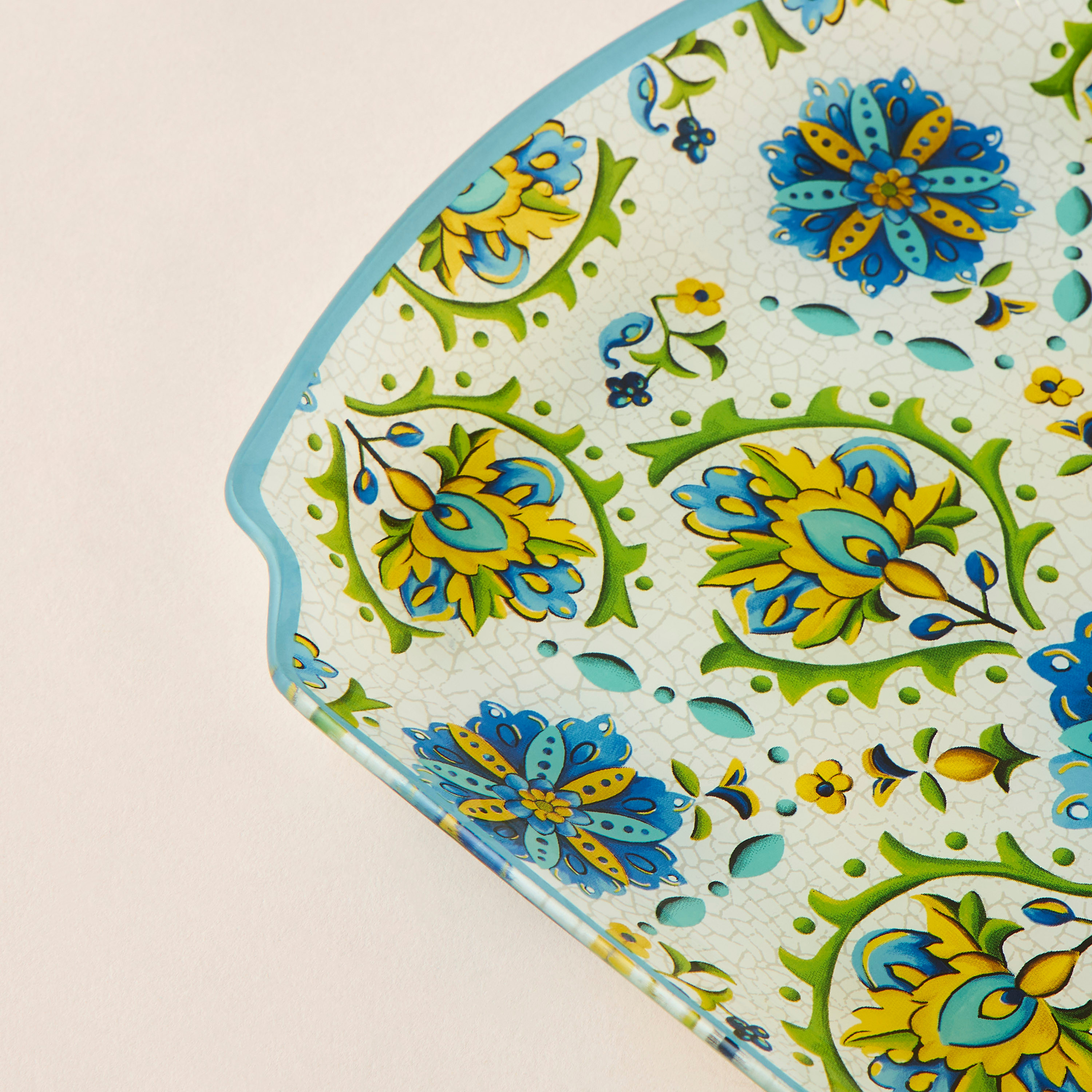Lumira Printed Glass Serving Platter - 29x19 cms-household-dining-serveware-servingplatters-image-3