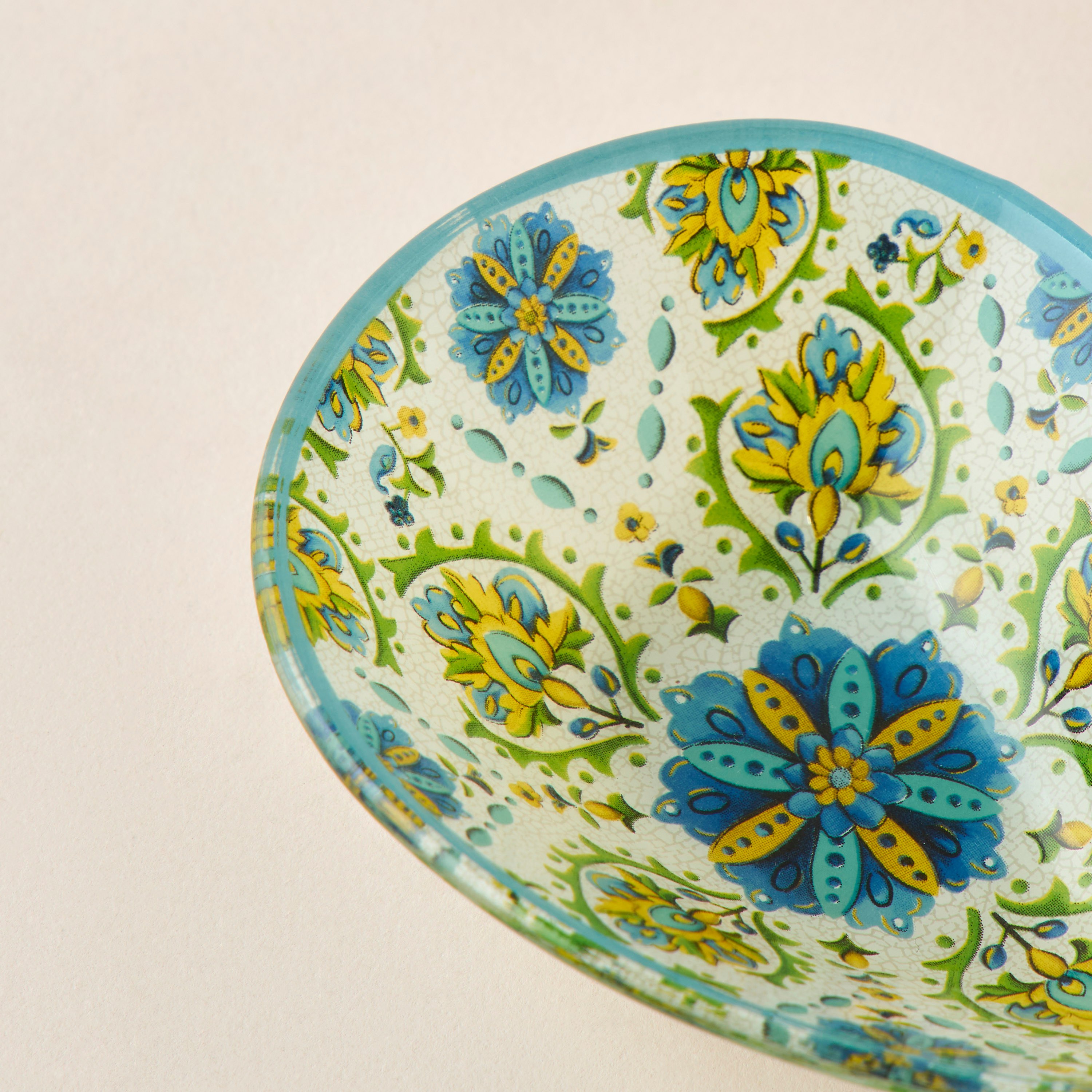 وعاء تقديم زجاج بطبعات من لوميرا - 13x9x4 سم-household-dining-dinnerware-bowls-image-3