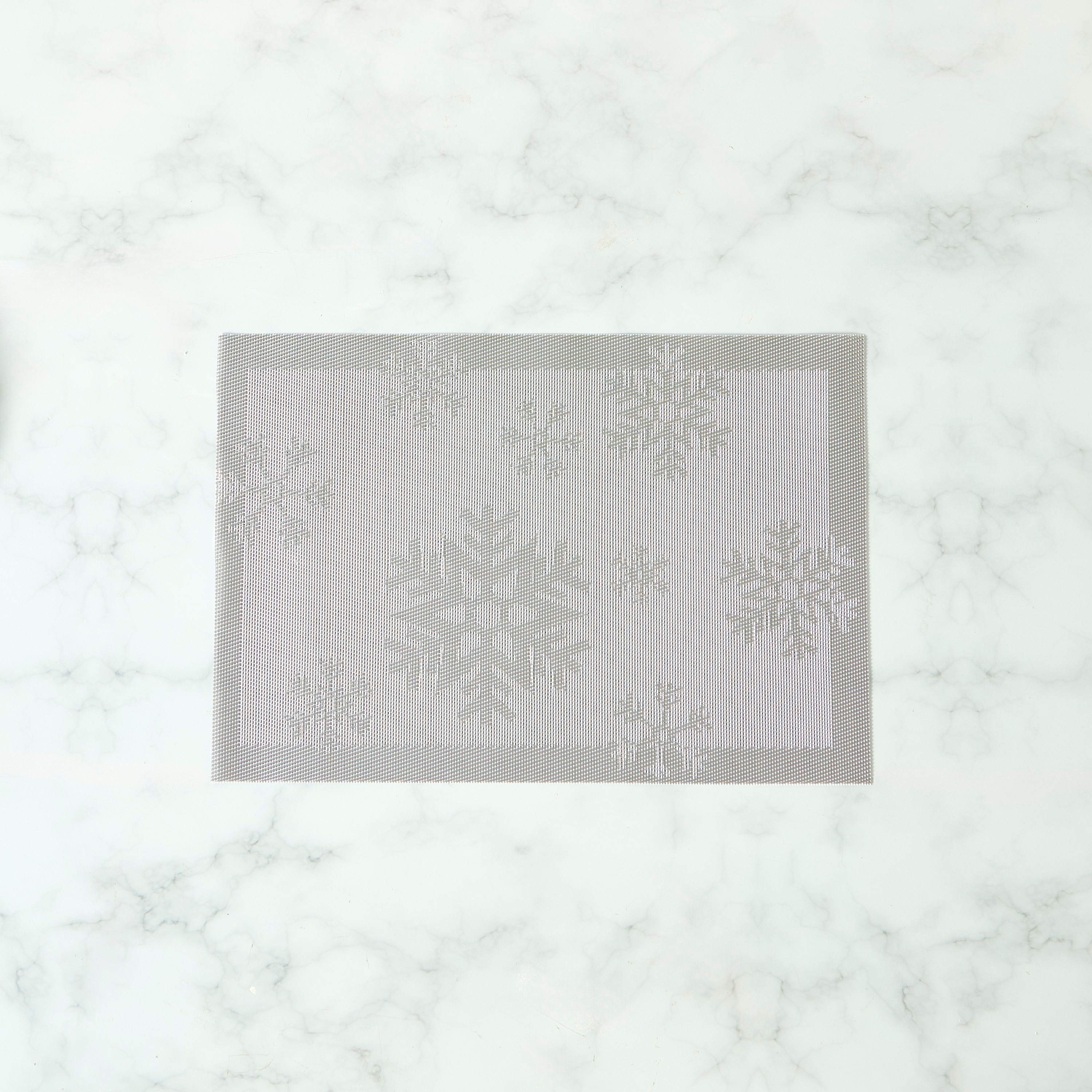 Snowflake Textured 4-Piece Placemat Set-household-dining-tablelinen-placemats-image-3