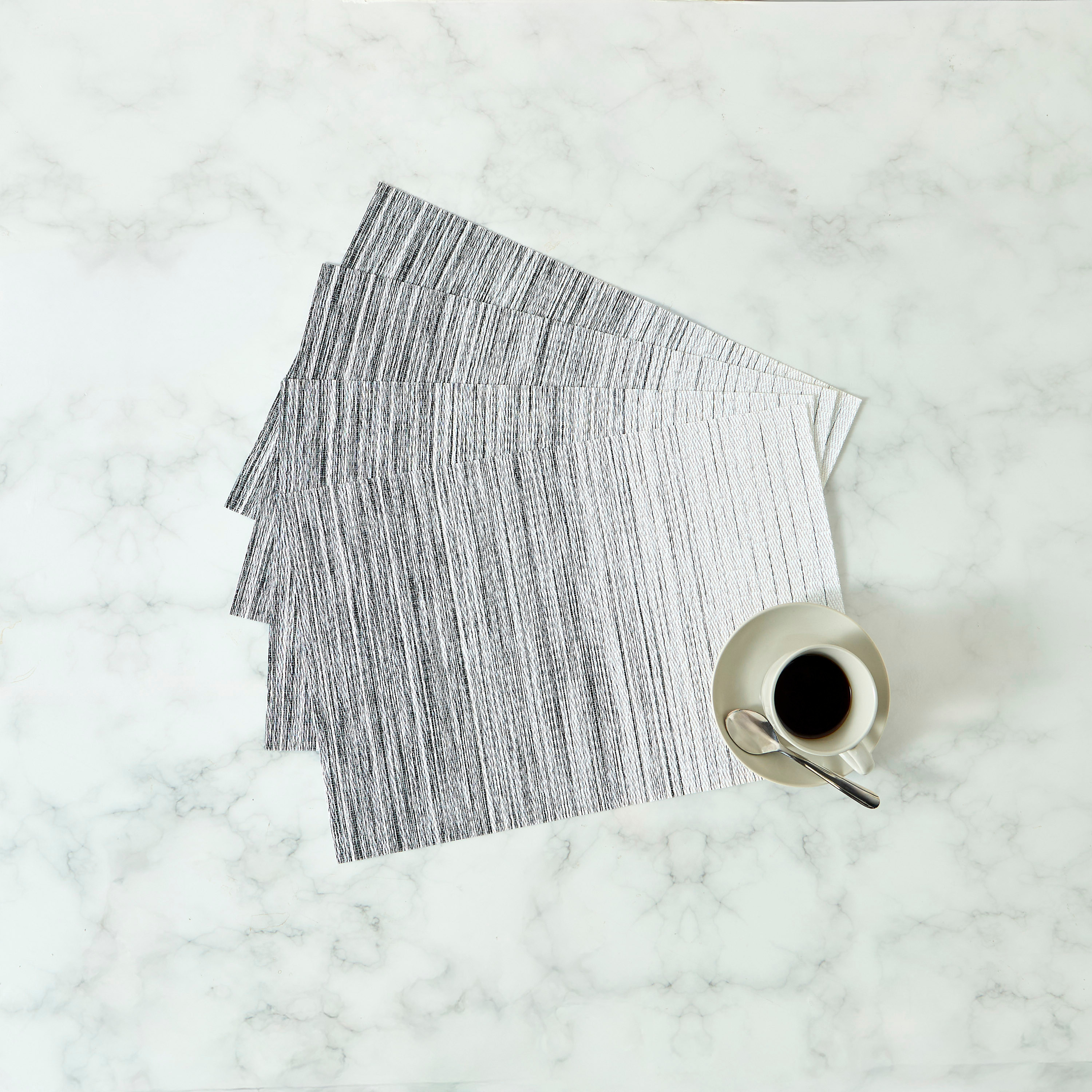 Ombre Textured 4-Piece Placemat Set-household-dining-tablelinen-placemats-image-1