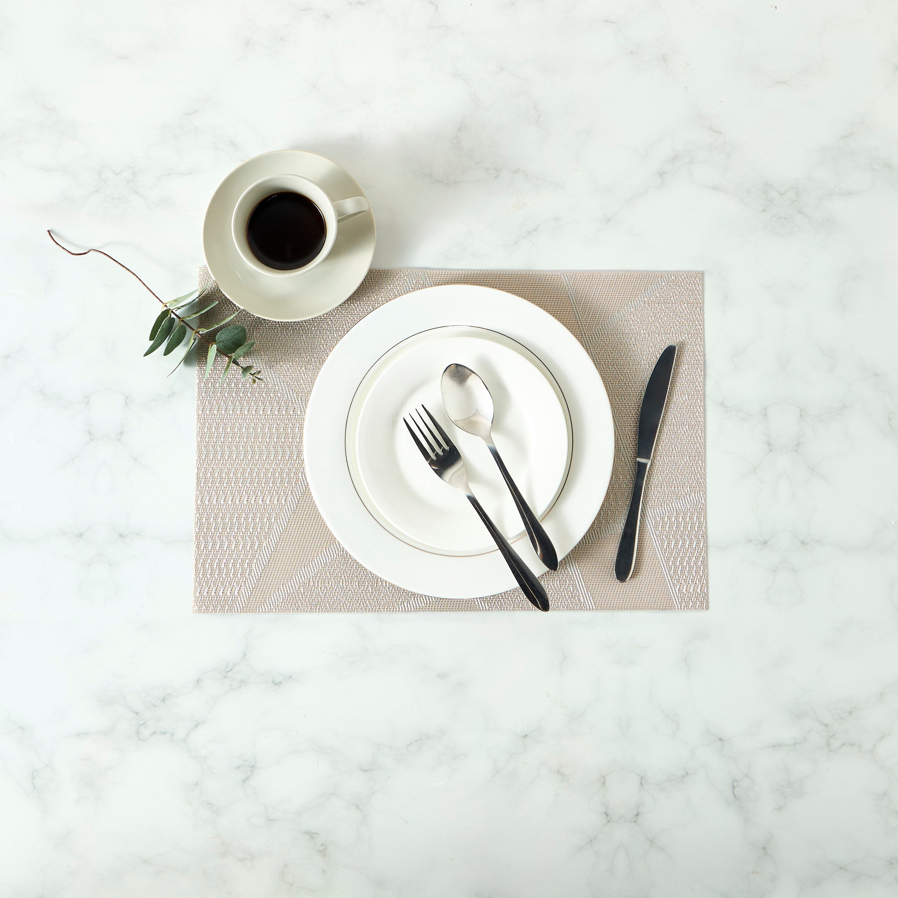 Textured 4-Piece Placemat Set-household-dining-tablelinen-placemats-image-2