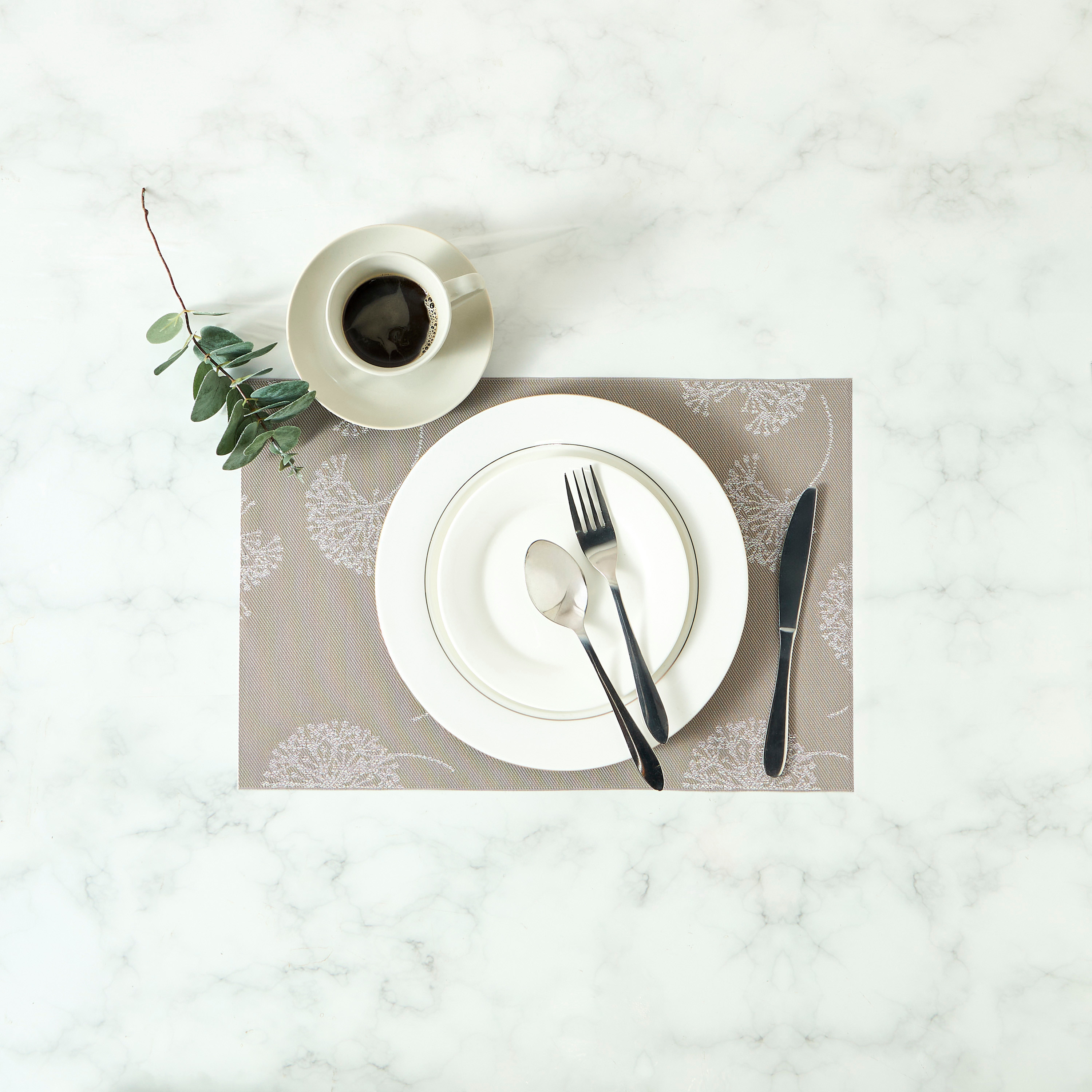 Dandelion Textured 4-Piece Placemat Set-household-dining-tablelinen-placemats-image-2