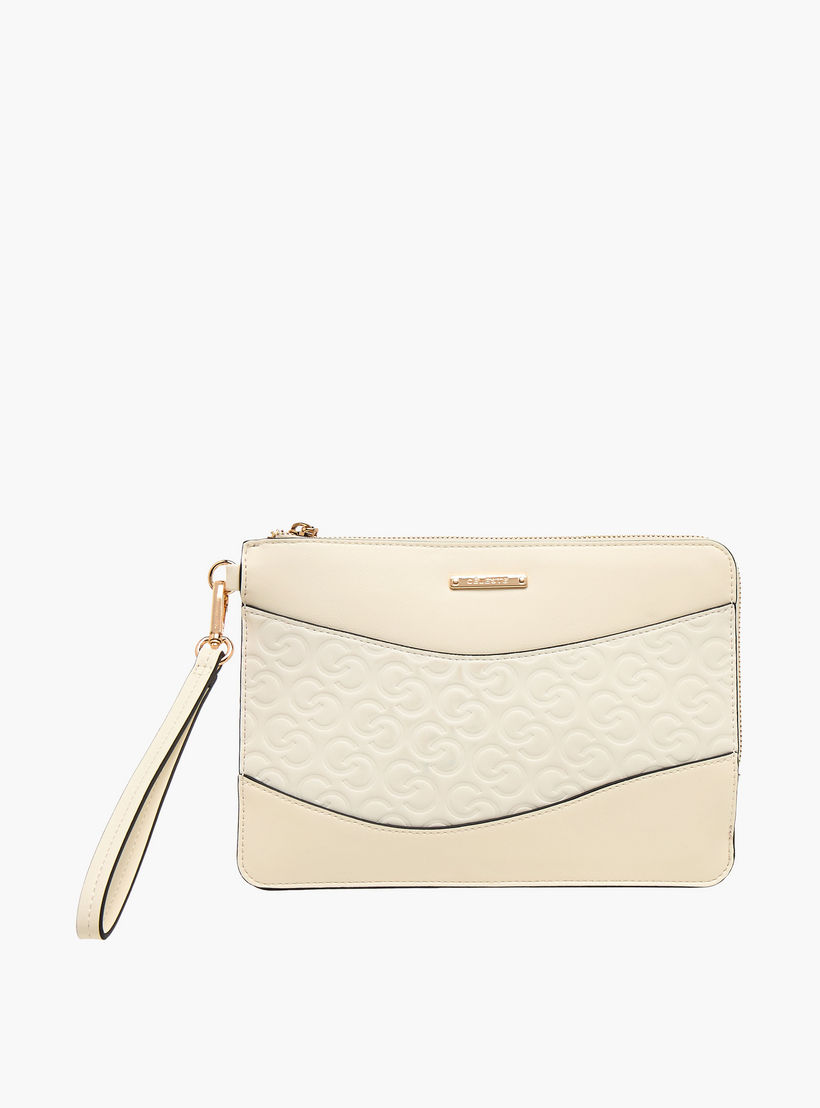 Celeste Monogram Embossed Clutch with Zip Closure-women-bagsandwallets-handbags-image-1
