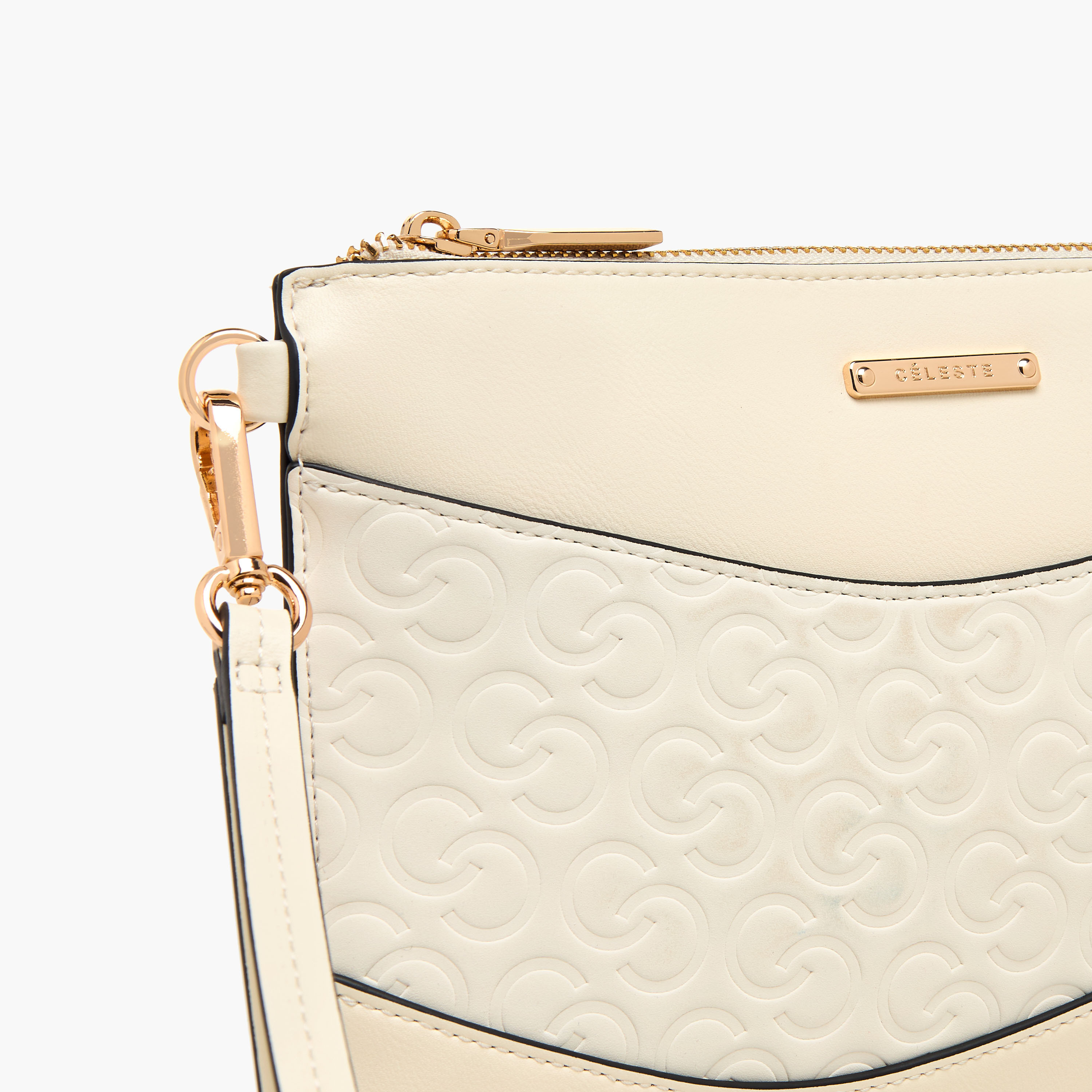 Celeste Monogram Embossed Clutch with Zip Closure-women-bagsandwallets-handbags-image-4