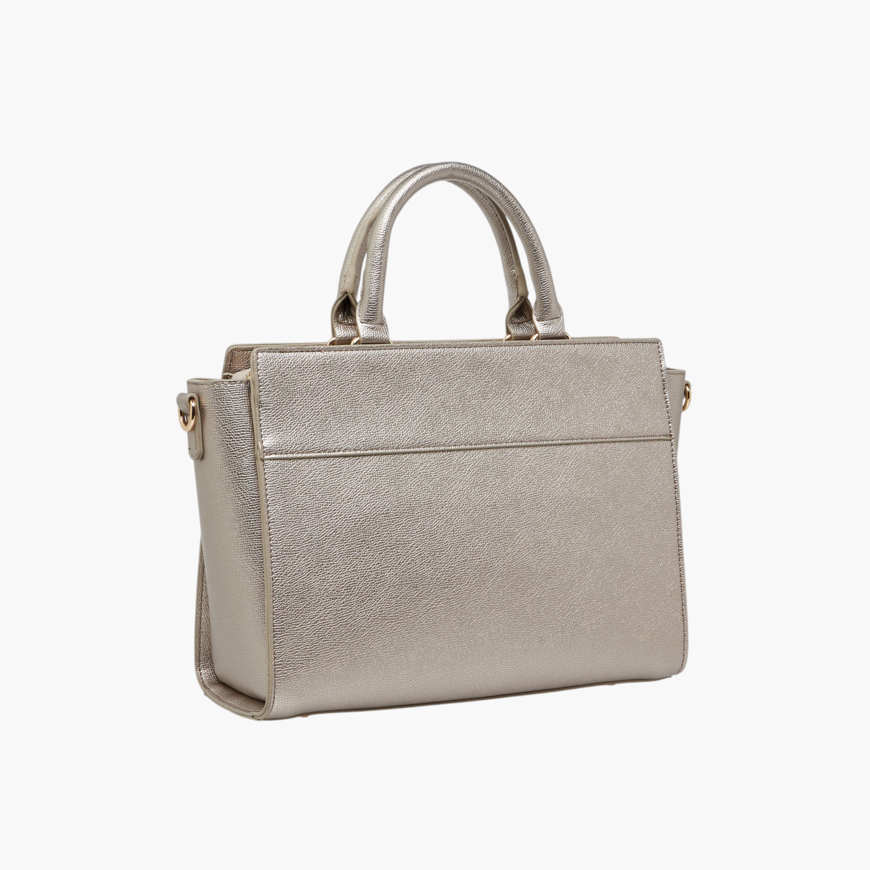 Le Confort Solid Tote Bag with Zip Closure-women-bagsandwallets-handbags-image-4