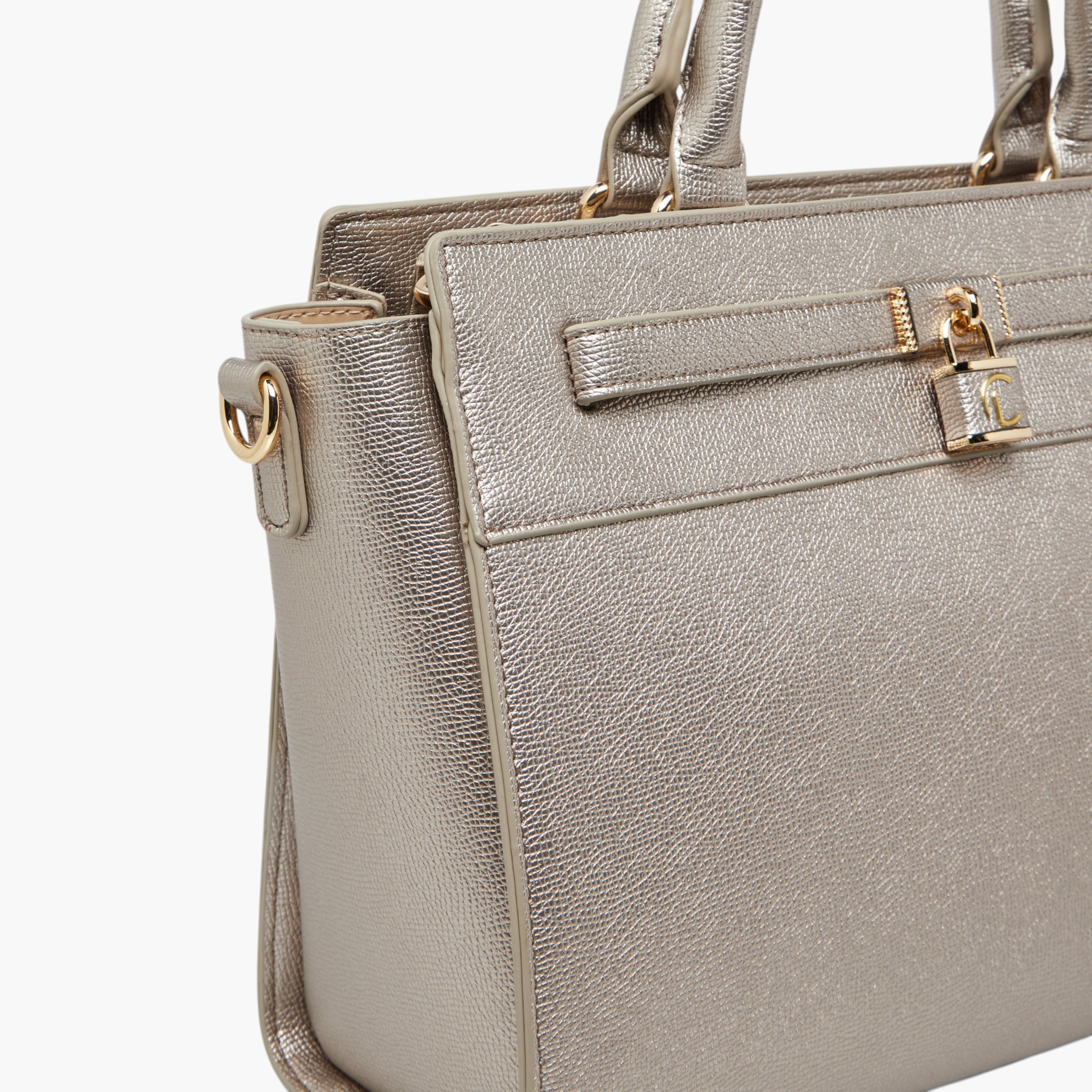 Le Confort Solid Tote Bag with Zip Closure-women-bagsandwallets-handbags-image-6