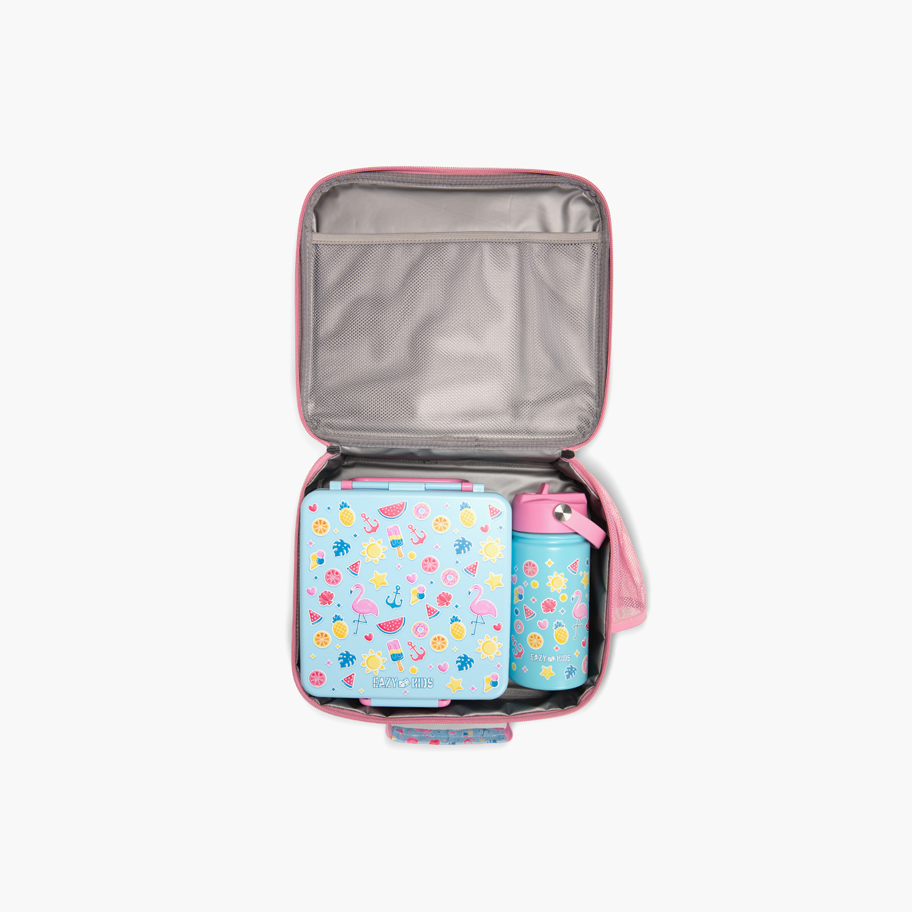 Eazy Kids Printed 5-Piece Lunch Bag and Water Bottle Set-school-lunchessentials-lunchboxes-image-3