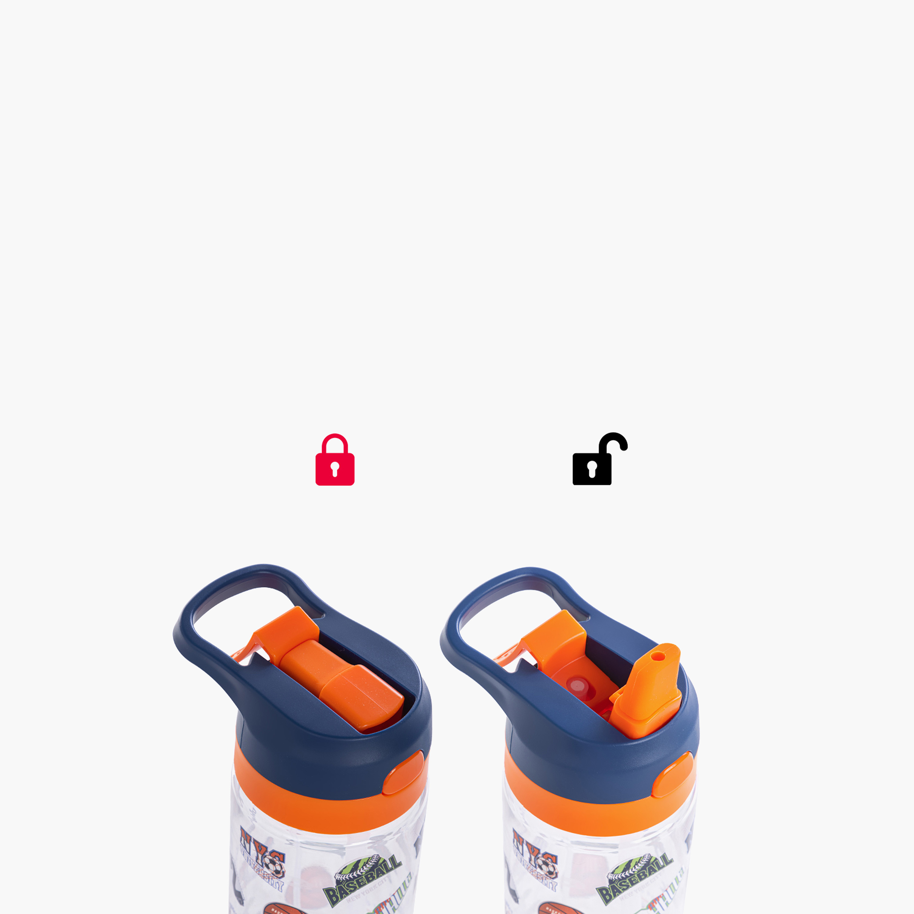 Eazy Kids Printed Sipper Water Bottle with Spray Nozzle and Handle - 750 ml-school-waterbottles-image-7
